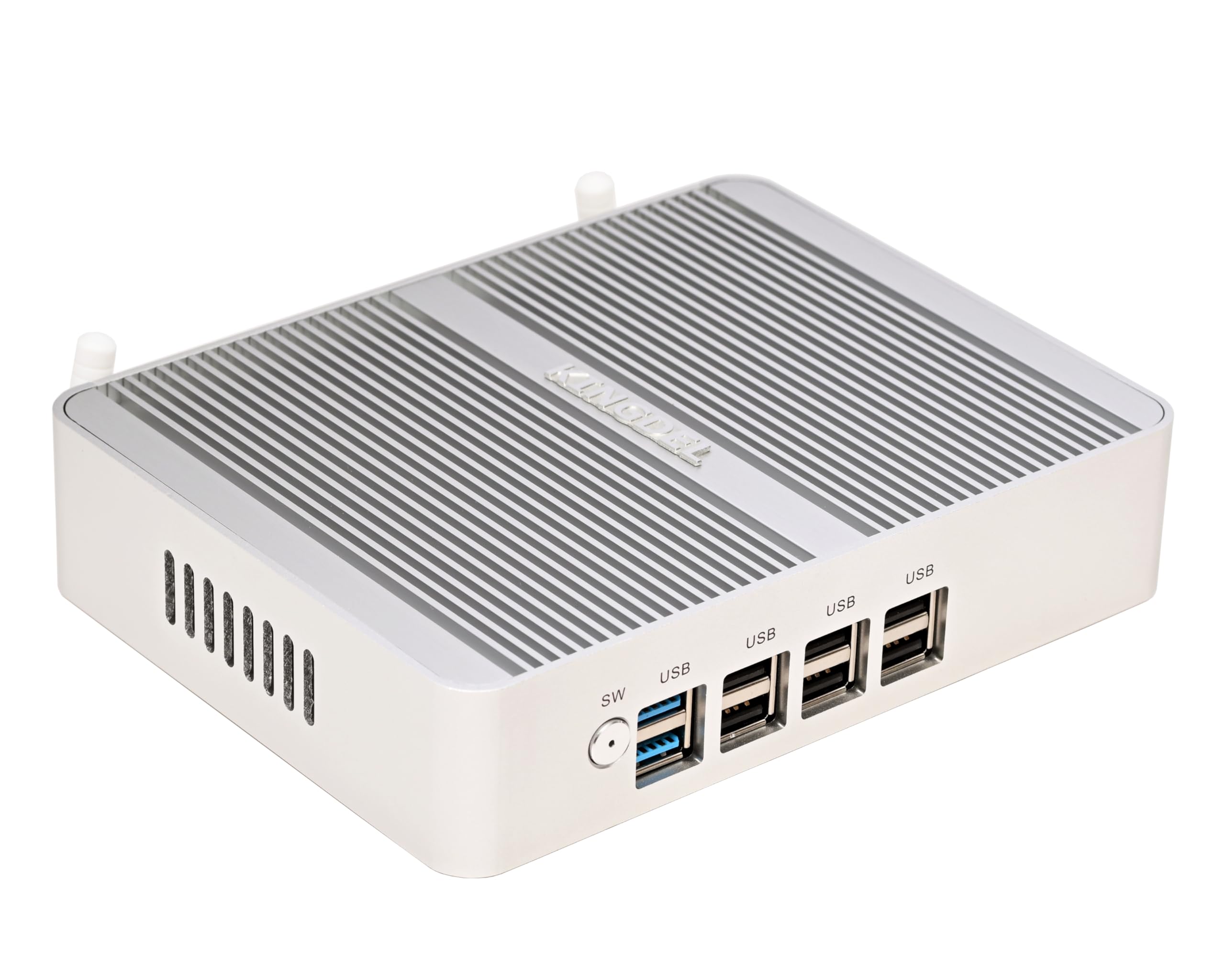 Kingdel Fanless Mini Pc, 4-Core 12Th Gen. N100(Up To 3.4Ghz) 16Gb Ddr4 Ram 512Gb Nvme Ssd, Triple Display Dp+2Xhd, 4K:4096X2160,