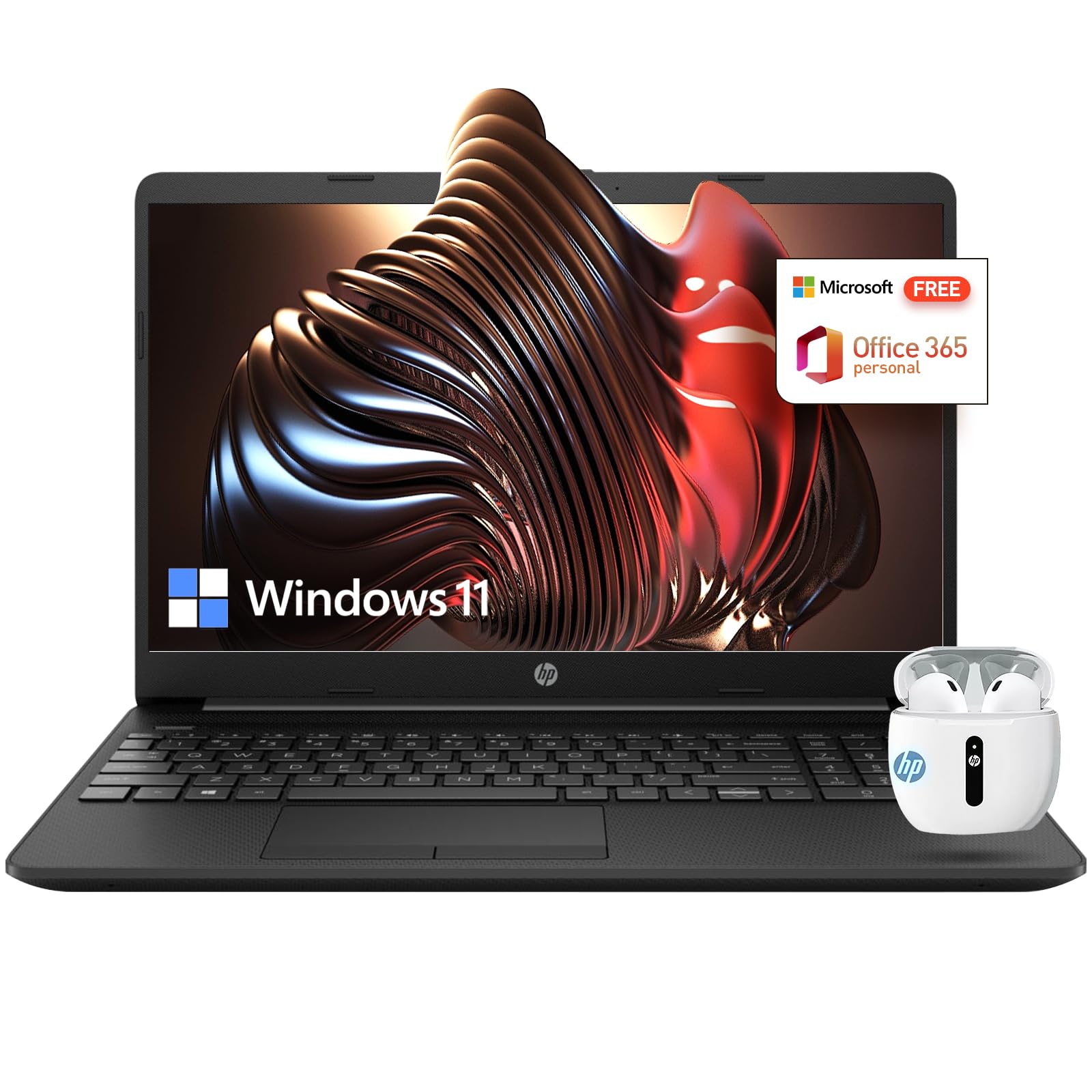 Hp 15.6 Laptop Computer, 15.6 Inch Hd Display, Intel Pentium Silver N5030, 16Gb Ram, 1Tb Ssd, 1 Year Office 365, Windows 11, Lon