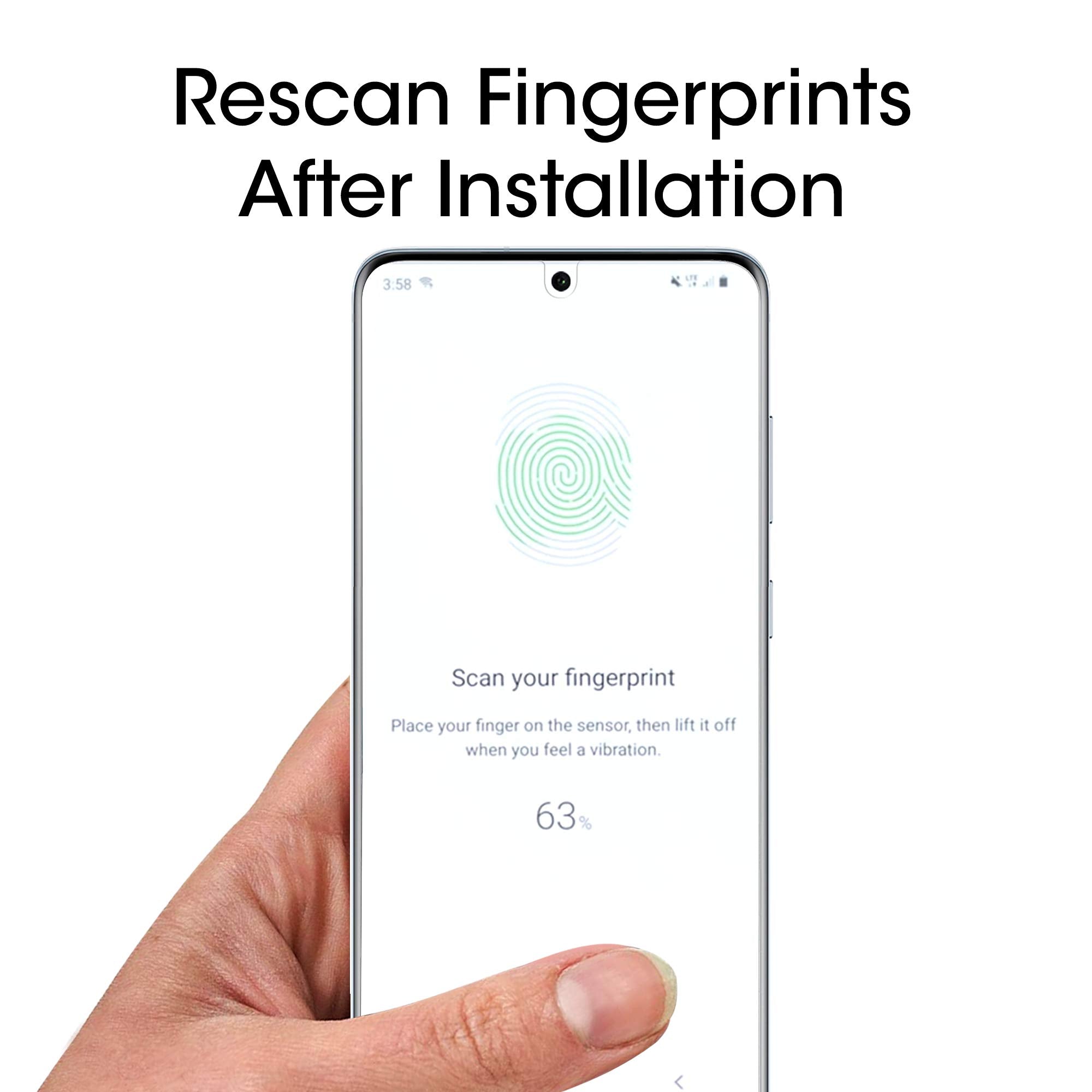 Amfilm Ultra Glass Screen Protector For Galaxy S20, (2 Pack) Uv Gel Application, Tempered Glass, Compatible With Ultrasonic Fing