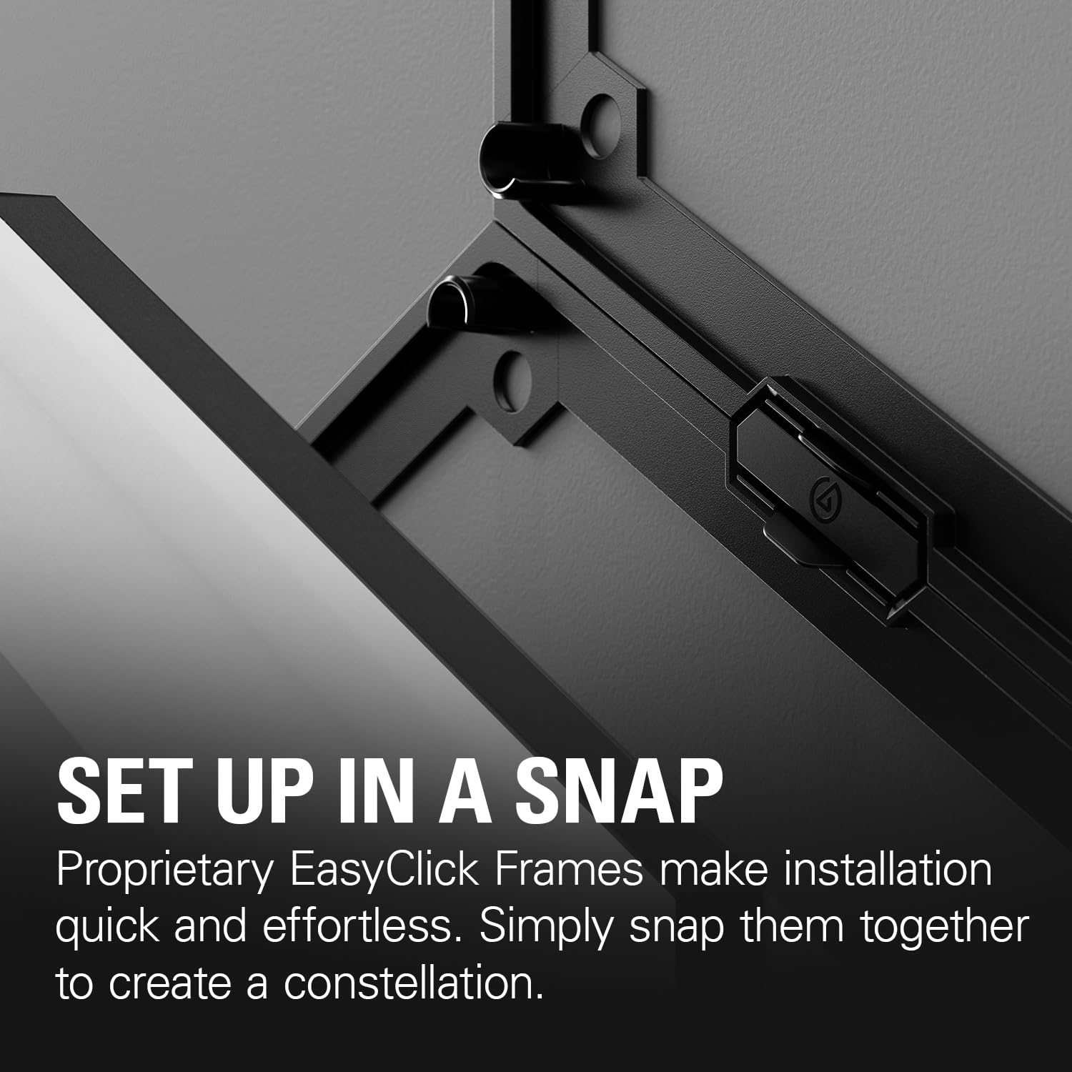 Elgato Wave Panels Starter Set (White)- 6 Acoustic Treatment Panels, Dual Density Foam, Proprietary Easyclick Frames, Modular De