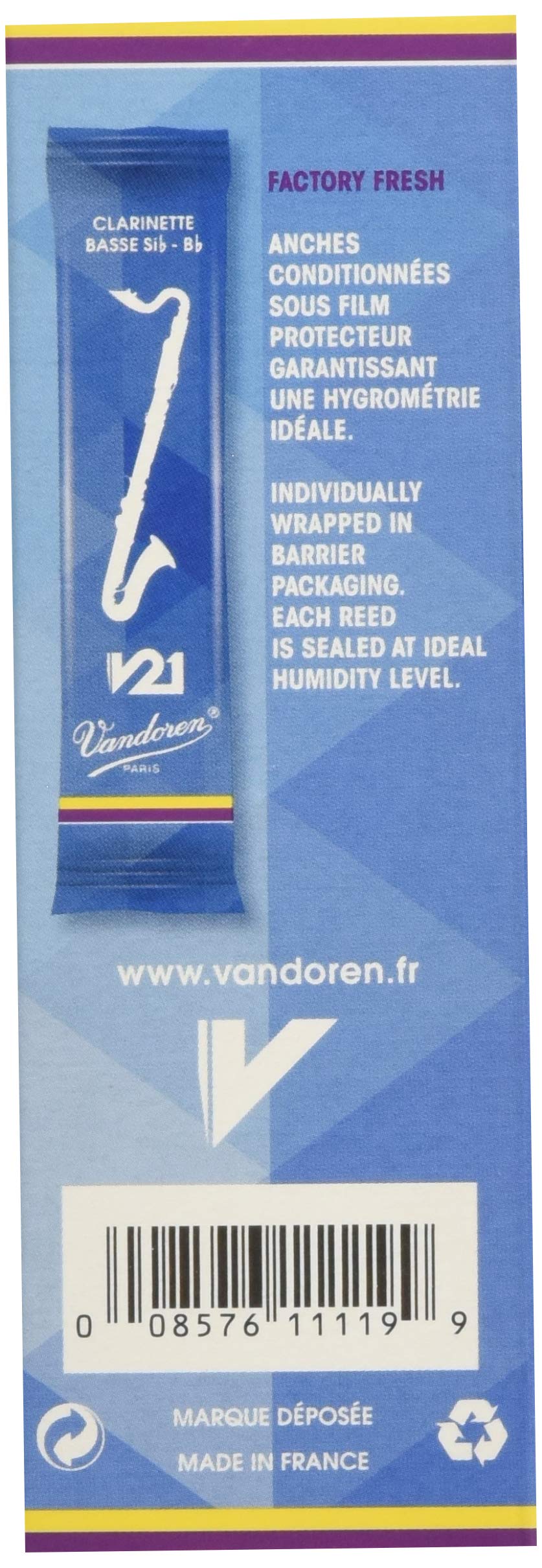 Vandoren Clarinet Reeds (Cr823), Black