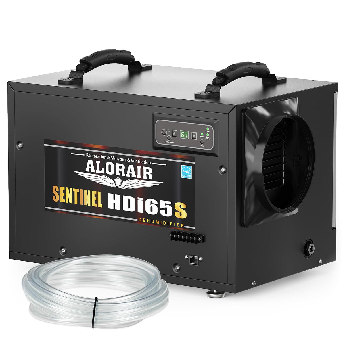 Alorair 120 Ppd Commercial Dehumidifiers With Pump And Hose, Crawl Space Basement Dehumidifier, Industry Water Damage Unit, Comp