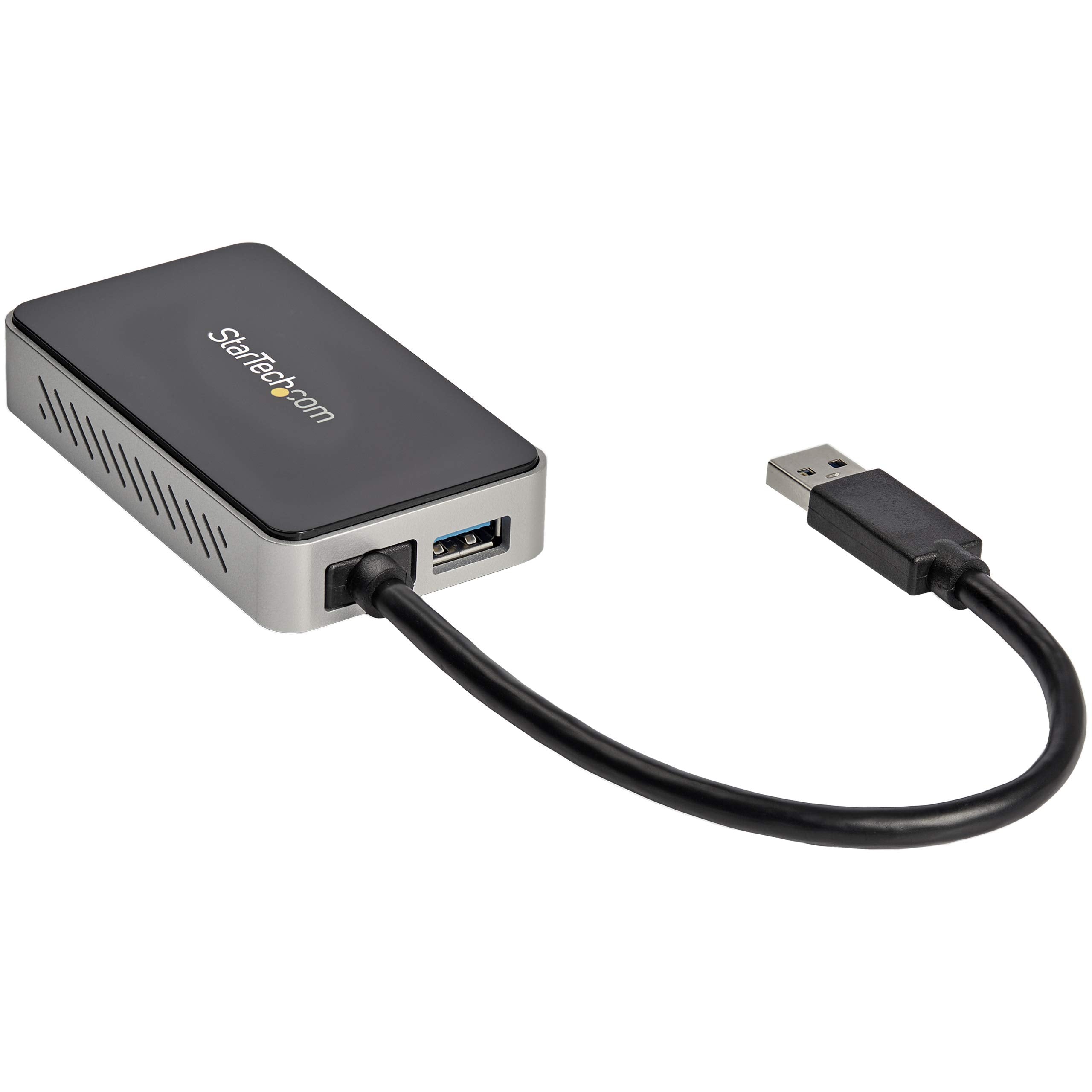 Startech.Com Usb 3.0 To Dvi Adapter With 1 Port Usb Hub - 1920X1200 - External Video & Graphics Card - Dual Monitor Display Adap