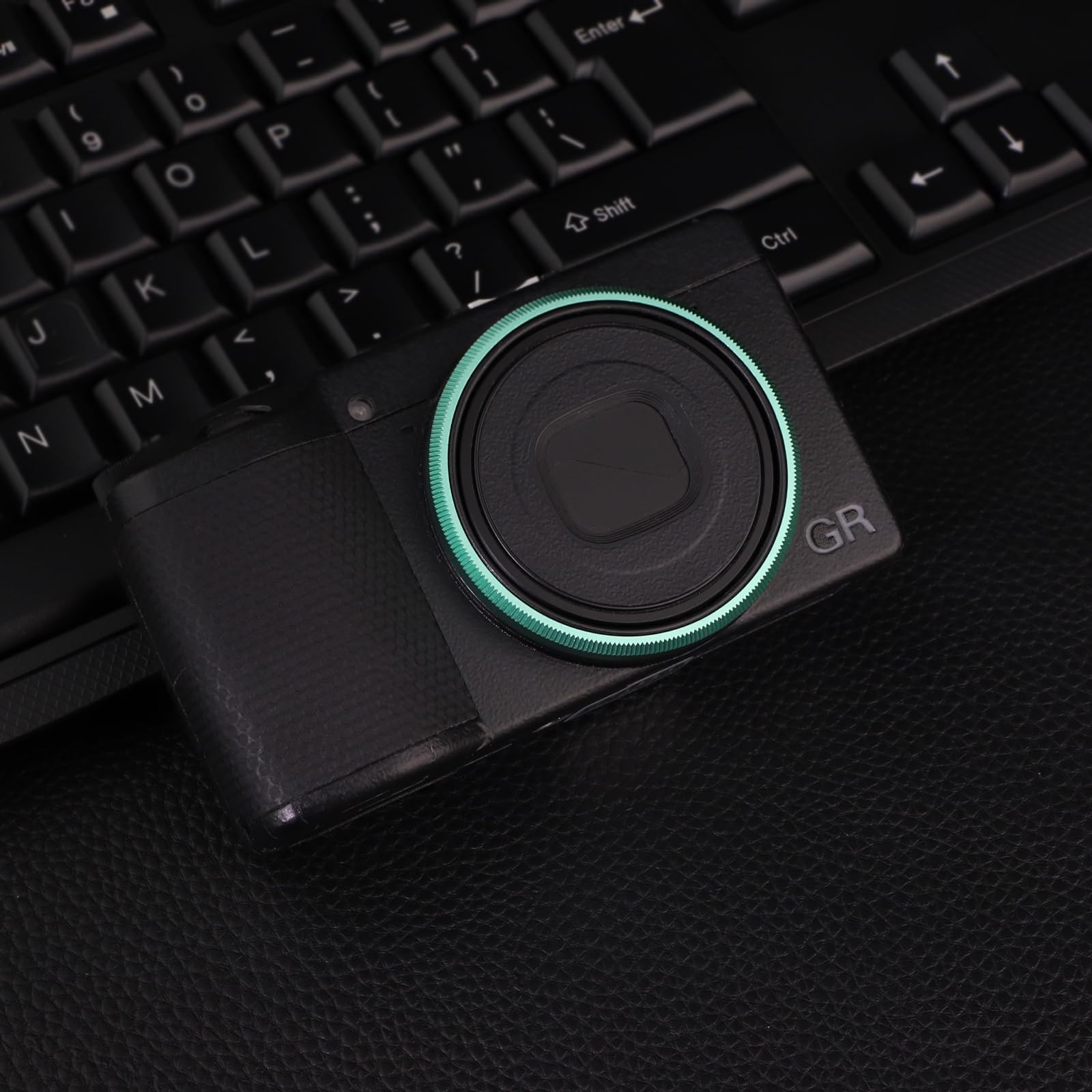 Haoge Rrc Gr3Xe Green Metal Decorate Ring For Ricoh Gr3X/Griiix Camera Accessories Replaces Gn 2