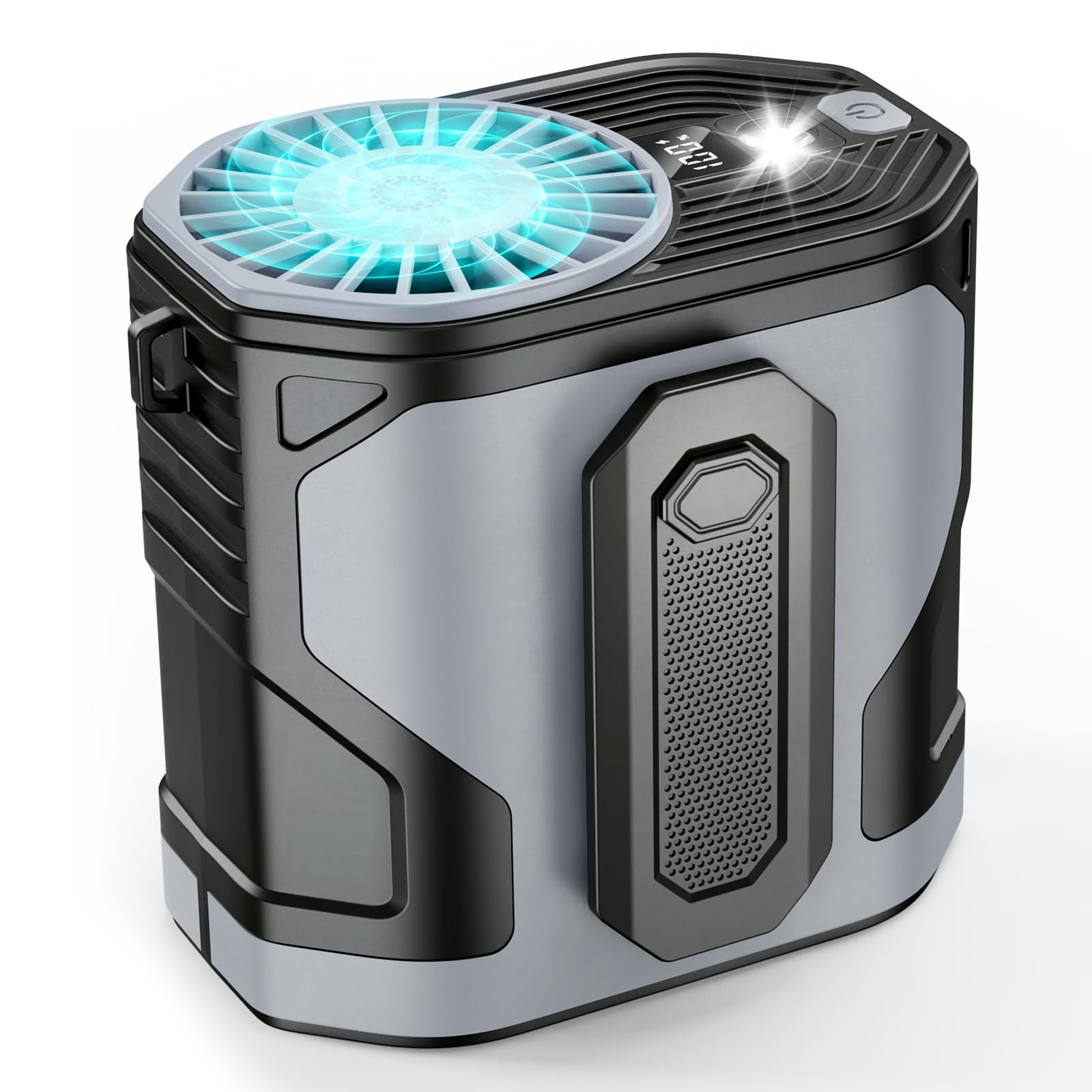 Dreamy Cubby Portable Waist Fan, Wearable Belt Fan 10 Speeds Powerful Airflow, Hands-FreeHanging Neck Fan Rechargeablewith up to