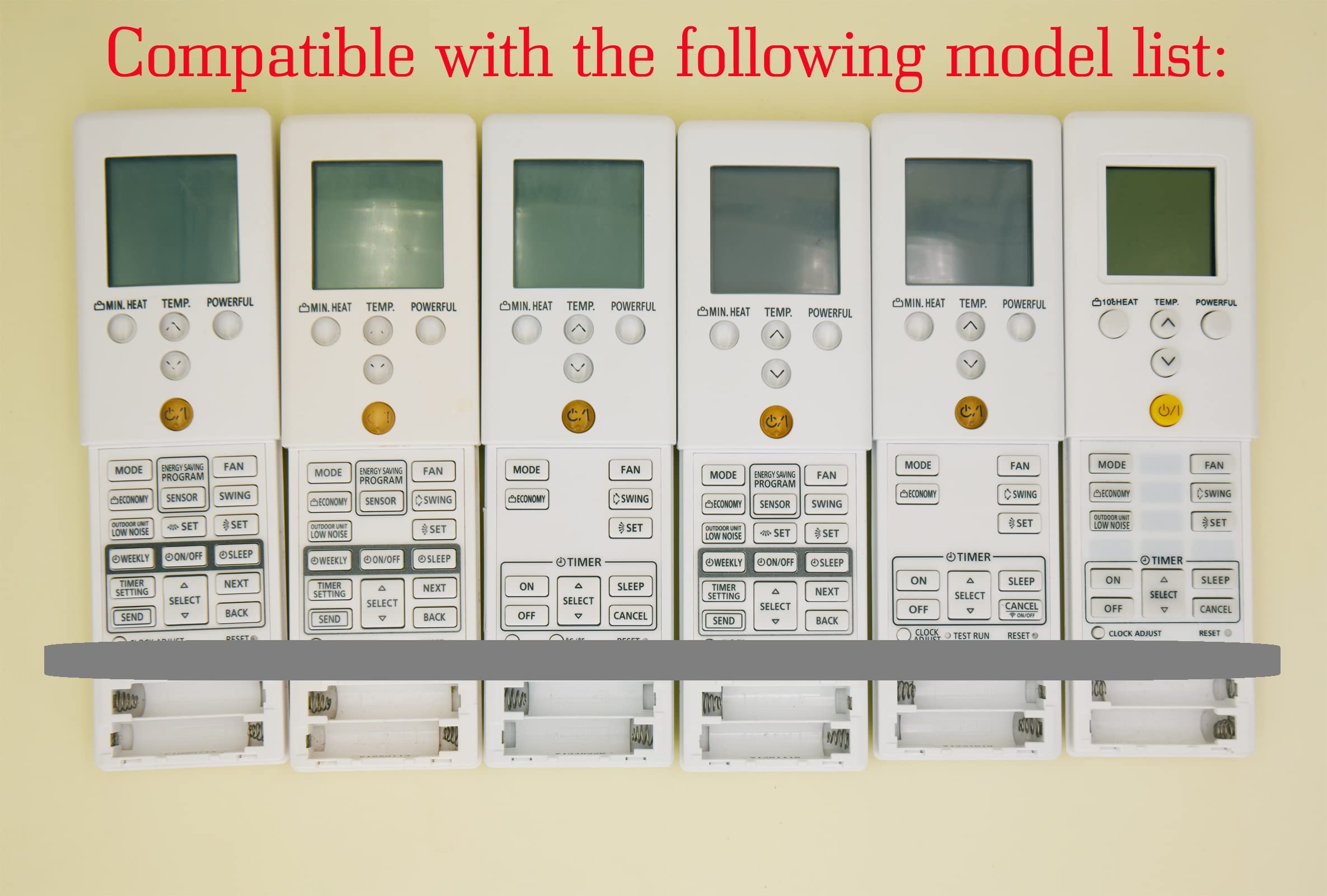 Replacement For Fujitsu Air Conditioner Remote Control Ar Rem1U Arrem1U Asu9Rls3Y Asu12Rls3Y Asu15Rls3Y Asu30Rle, Asug09Lzas Asu