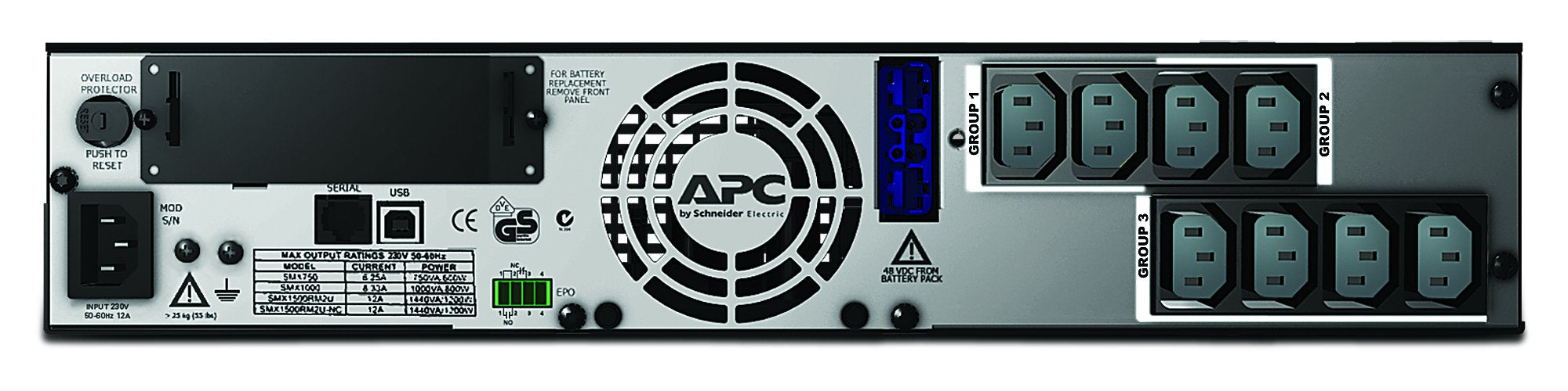 Apc Smart Upsx1500Va Rack/Tower Lcd 230V