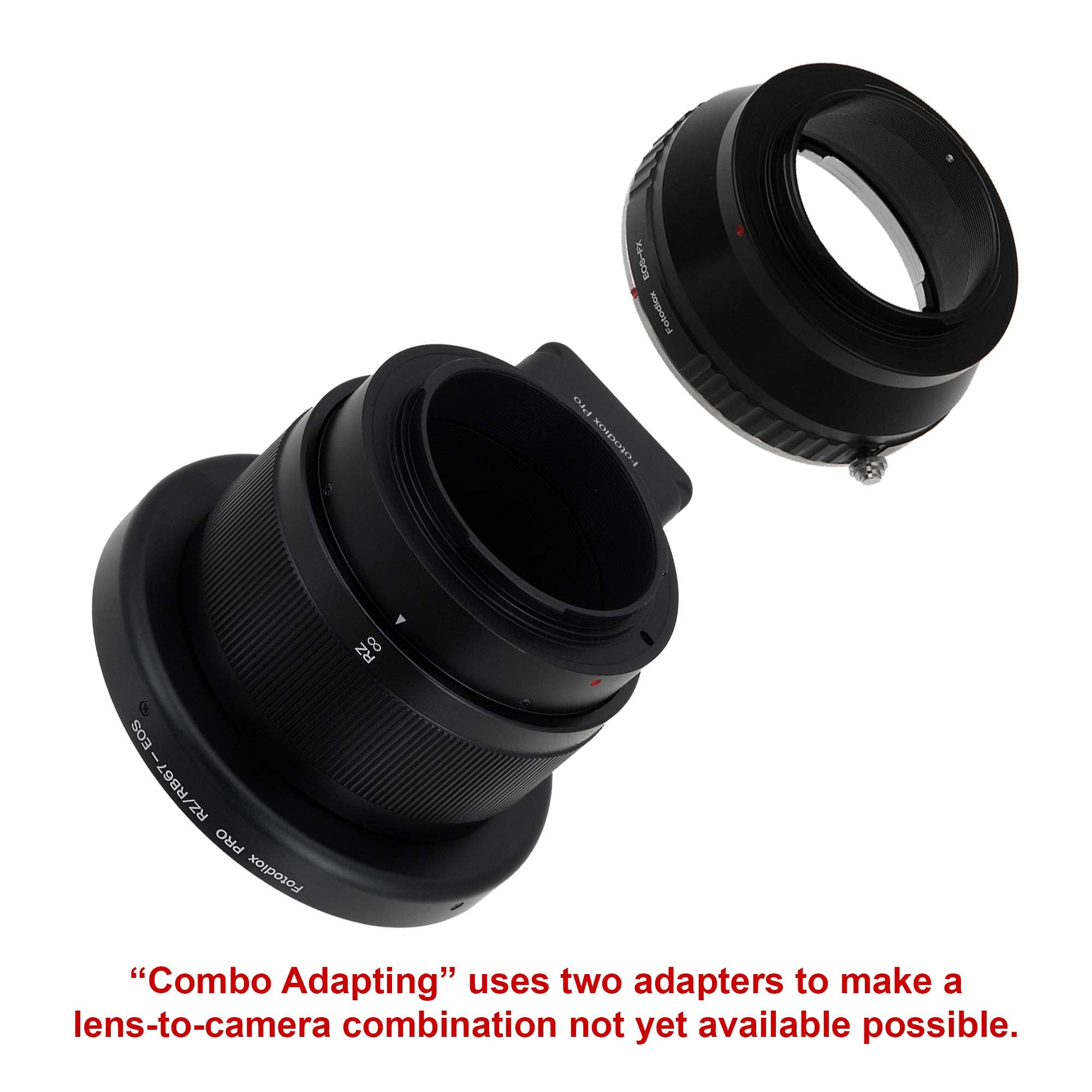 Fotodiox Pro Combo Lens Mount Adapter Compatible With Mamiya Rb67 And Rz67 Lenses On Fuji X-Mount Cameras