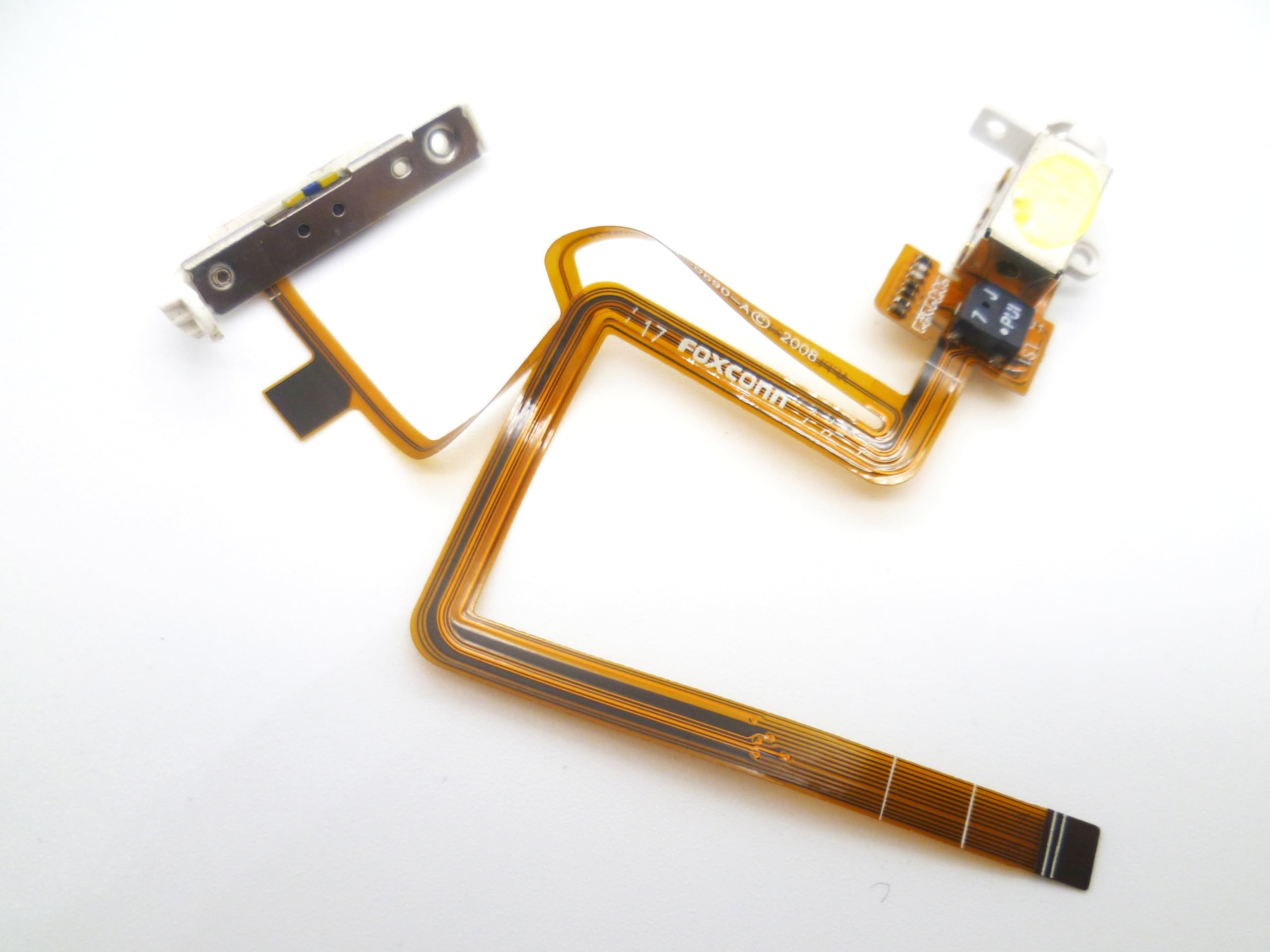 Headphone Audio Jack Hold Switch Flex Replacement Compatible With Ipod Classic 6Th 7Th 80Gb 120Gb 160Gb (White)