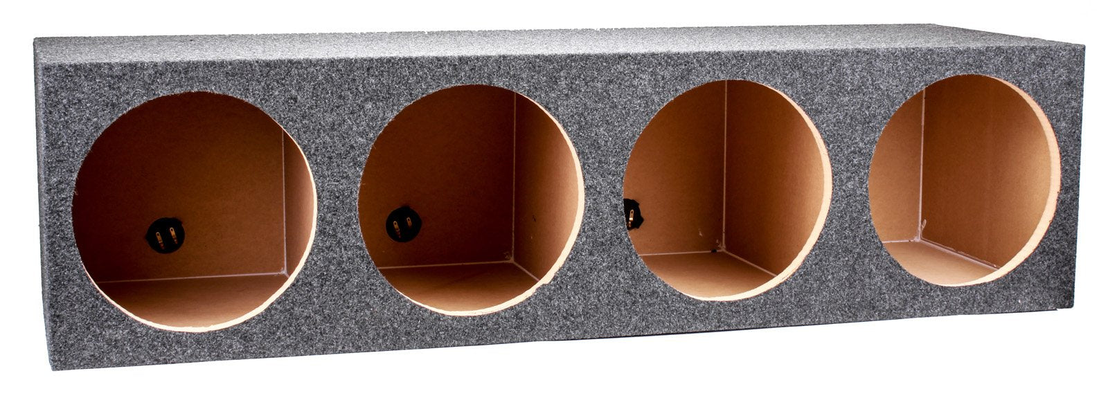 Q Power HD12 4HOLE Heavy Duty Quad 12" Sealed Subwoofer Enclosure Box