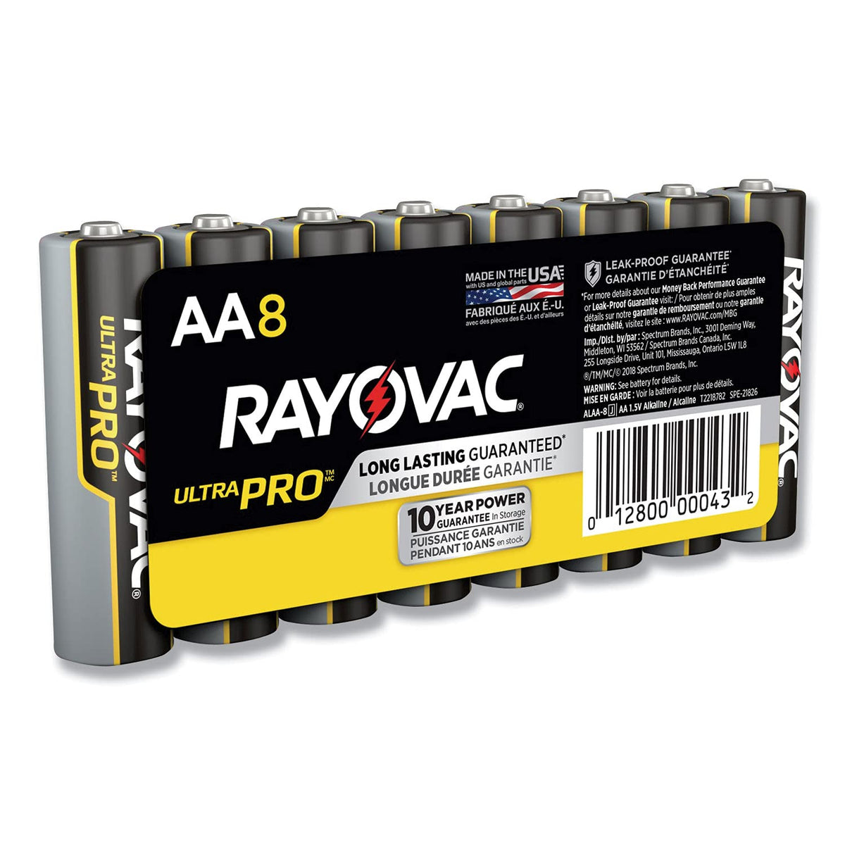 Battery Aa Industril 8Pk By Rayovac Ultra Pro Mfrpartno Al Aa