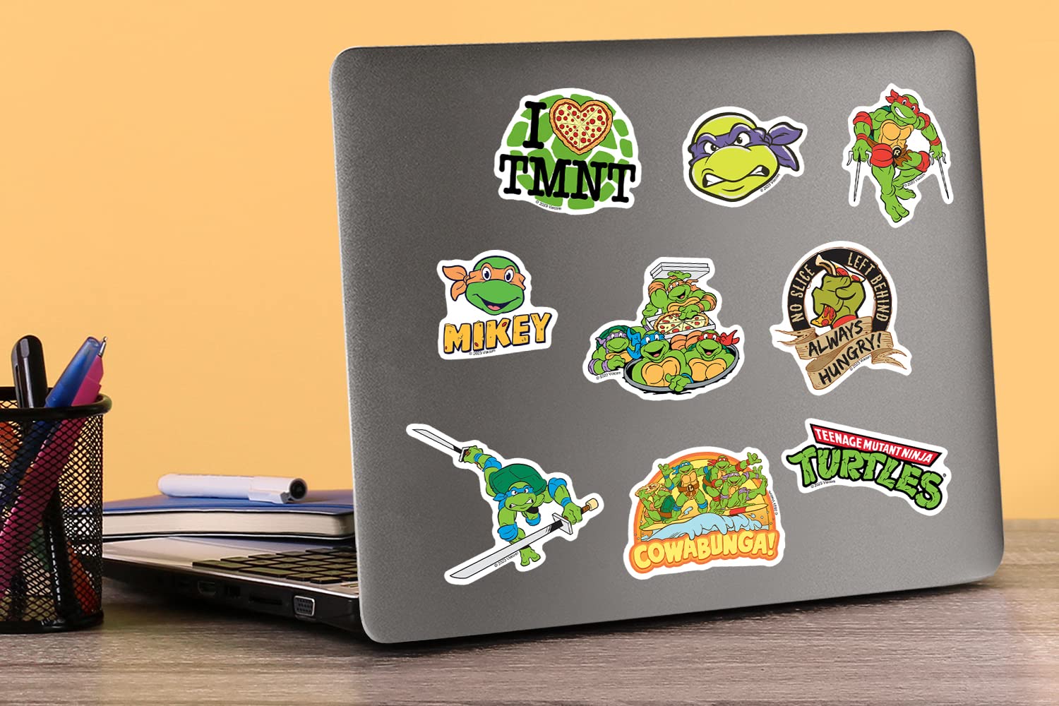 Tmnt Teenage Mutant Ninja Turtles 50Ct Sticker Pack Large Deluxe Stickers Variety Pack   Laptop, Water Bottle, Scrapbooking, Tab