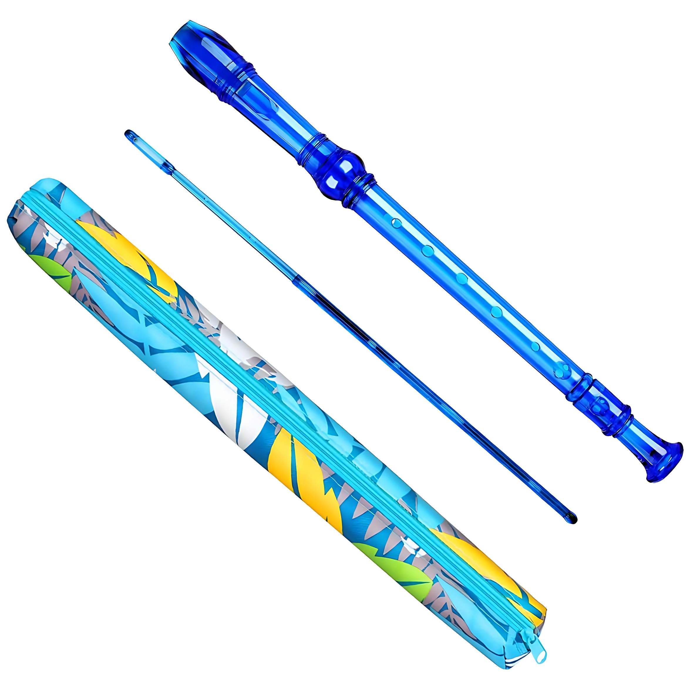 Yop Yes Soprano Recorder Instrument For Kids Beginners Student 8 Hole Flute German Fingering C Key Recorder Instrument 3 Piece W