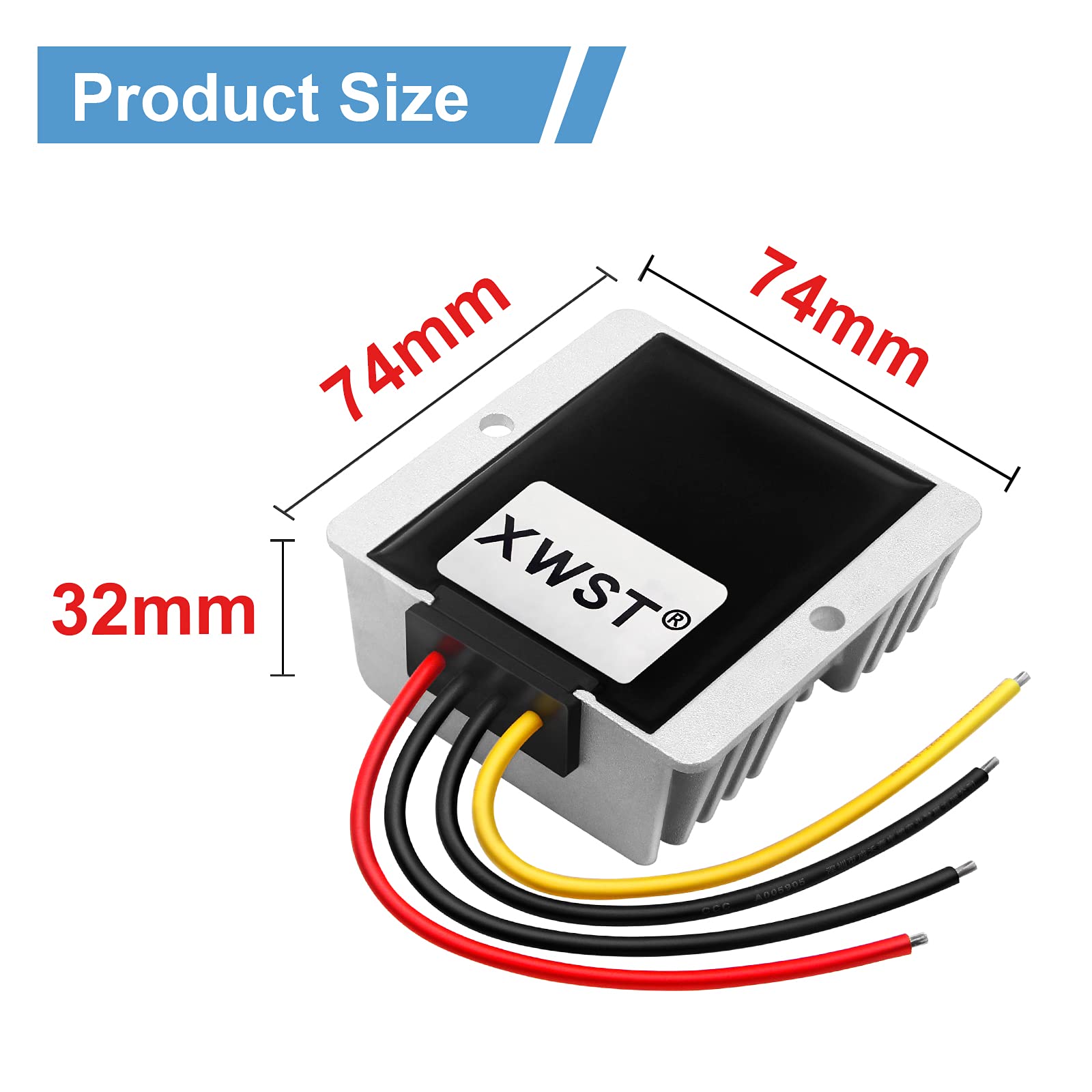 Dc Dc 12V To 15V 5A Step Up Module,Boost Converter 9V 13V To 15V Voltage Regulator,Waterproof Power Adapt 75W 15V Volt Transform