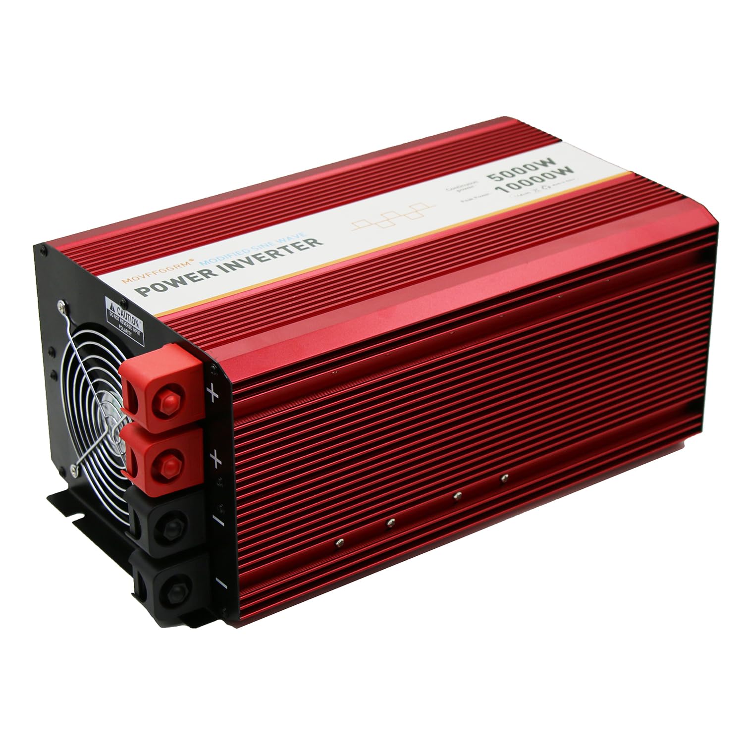 5000W 12V Modified Sine Wave Power Inverter,Peak 10000 Watt, Car/Truck Dc 12V To 110V 4Ac Converter, 2X 2.4A Usb Ports,With 18W
