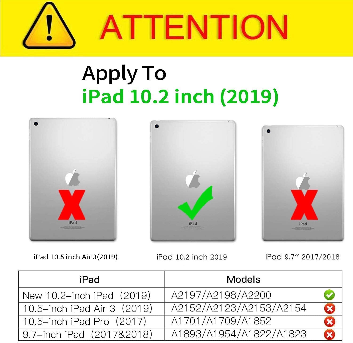 Bfserobj For Ipad 9Th Generation Case 10.2 Inch For Ipad 7Th/8Th Generation Case Lightweight Smart Case Pu Leather Adjustable St