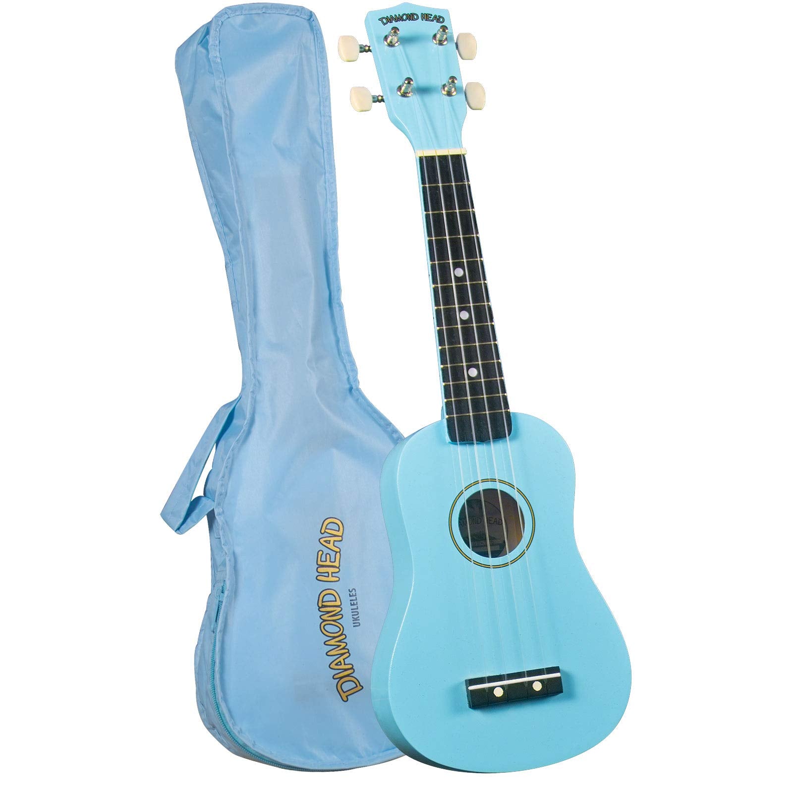 Diamond Head Du 106 Rainbow Soprano Ukulele   Light Blue