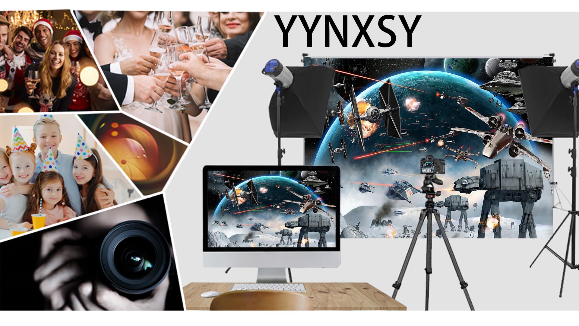 Yynxsy 7X5Ft Spaceship Interior Science Fiction Series Backdrops With Earth Background Window View Spaceship Photography Backgro