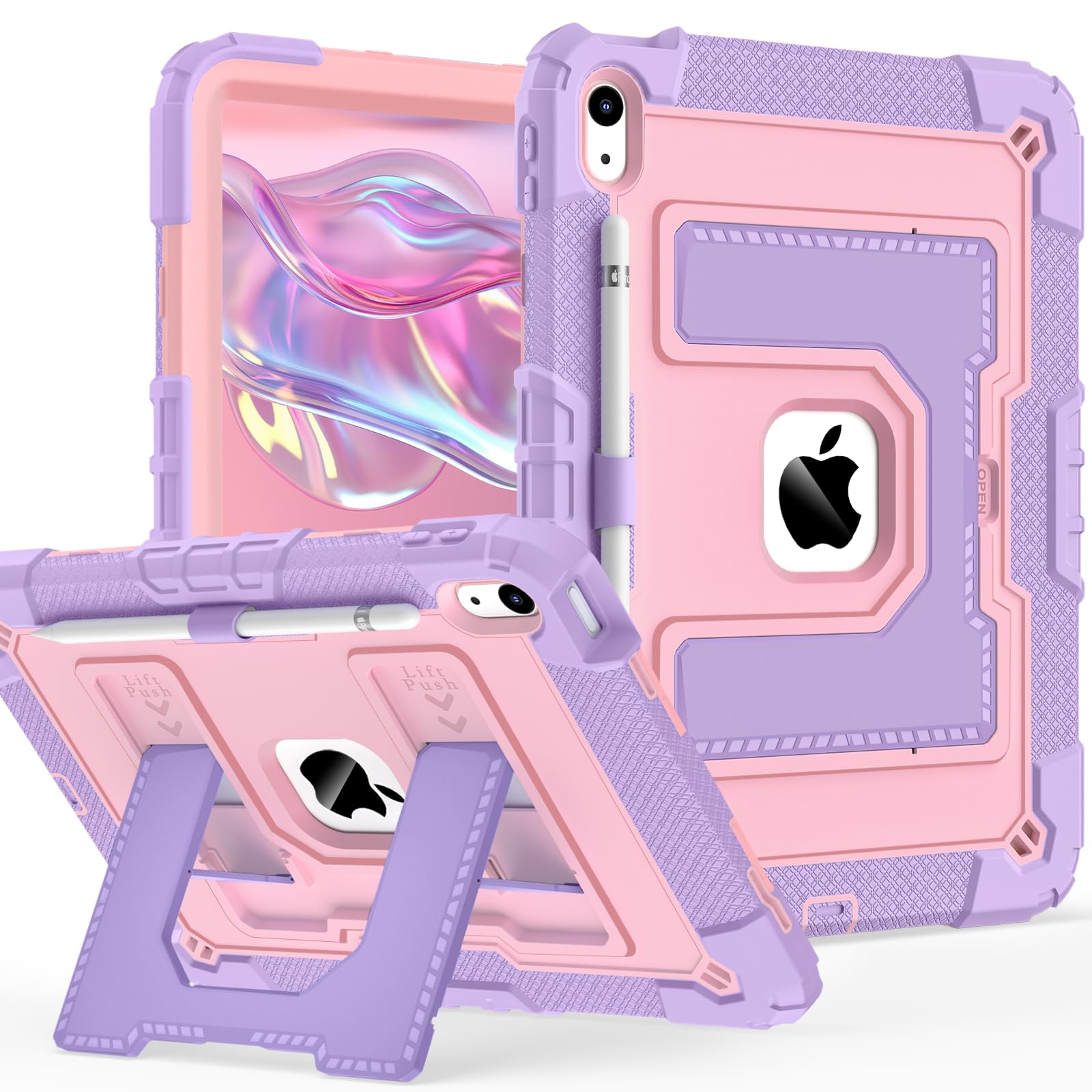 Scnioy Case for iPad (A16) 11th Generation 11 Inch 2025, iPad 10th Generation Case 10.9 Inch 2022, Heavy Duty i Pad Cover 10th G