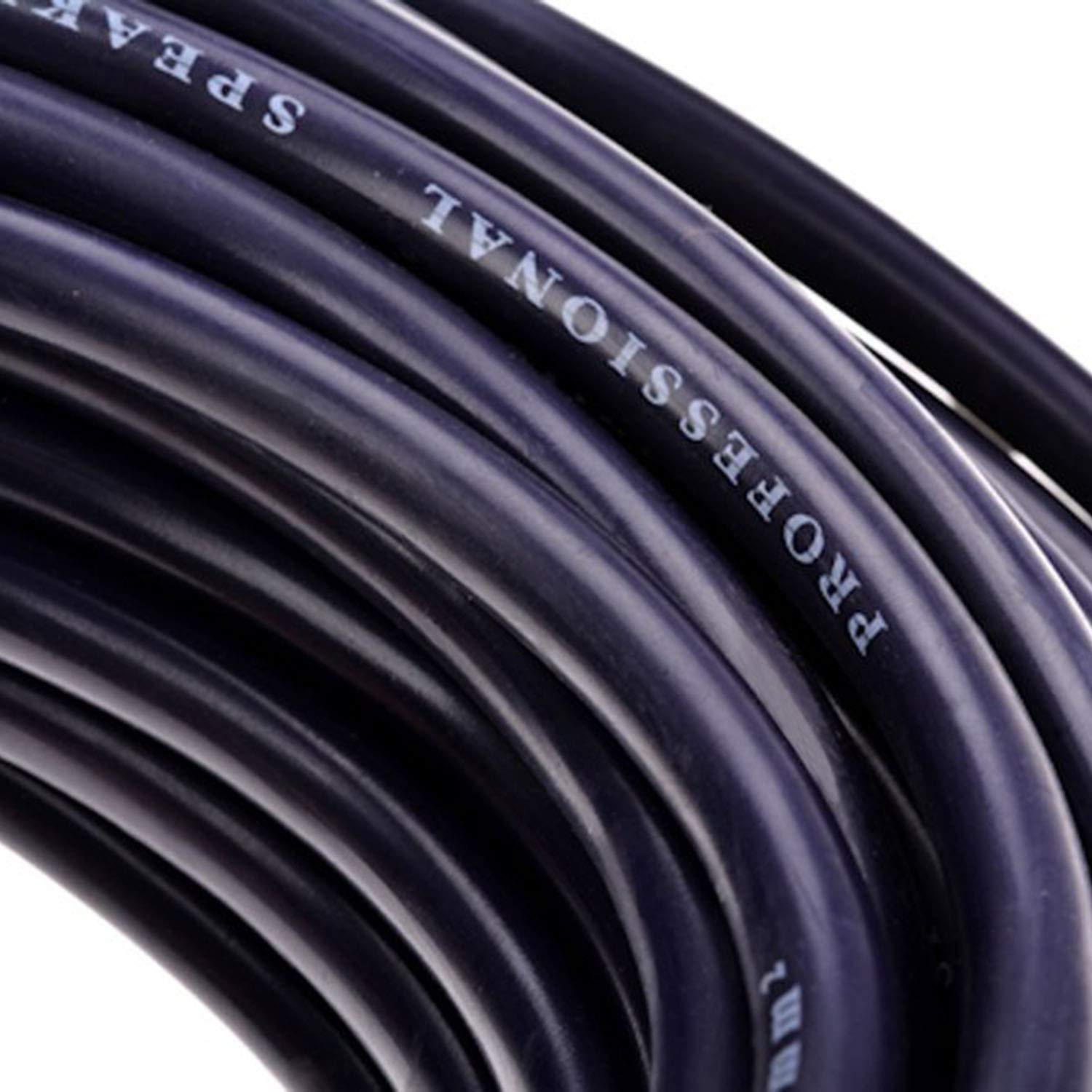 Yuyaokk 2Pack 25 Ft Male Speakon To Speakon Cables, Professional 12 Guage Awg Audio Cord Dj Speaker Cable Wire With Twist Lock