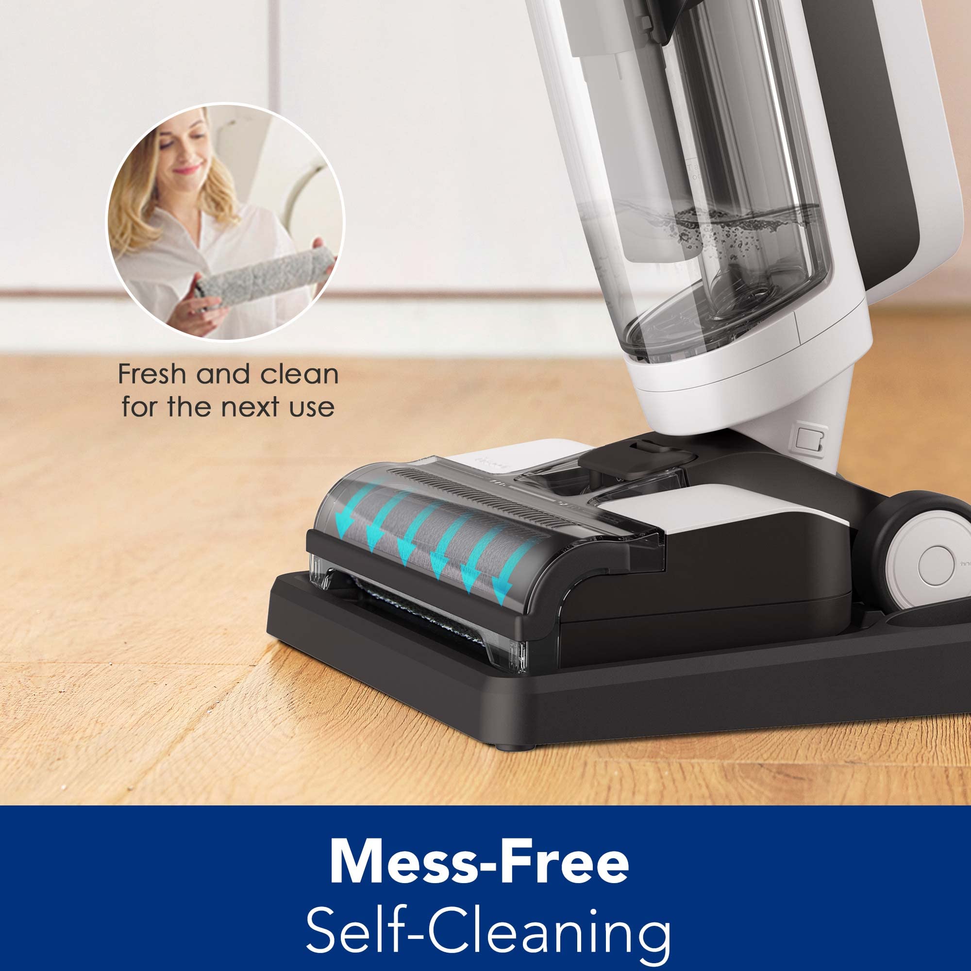 Tineco Ifloor 3 Breeze Complete Wet Dry Vacuum Cordless Floor Cleaner And Mop One Step Cleaning For Hard Floors
