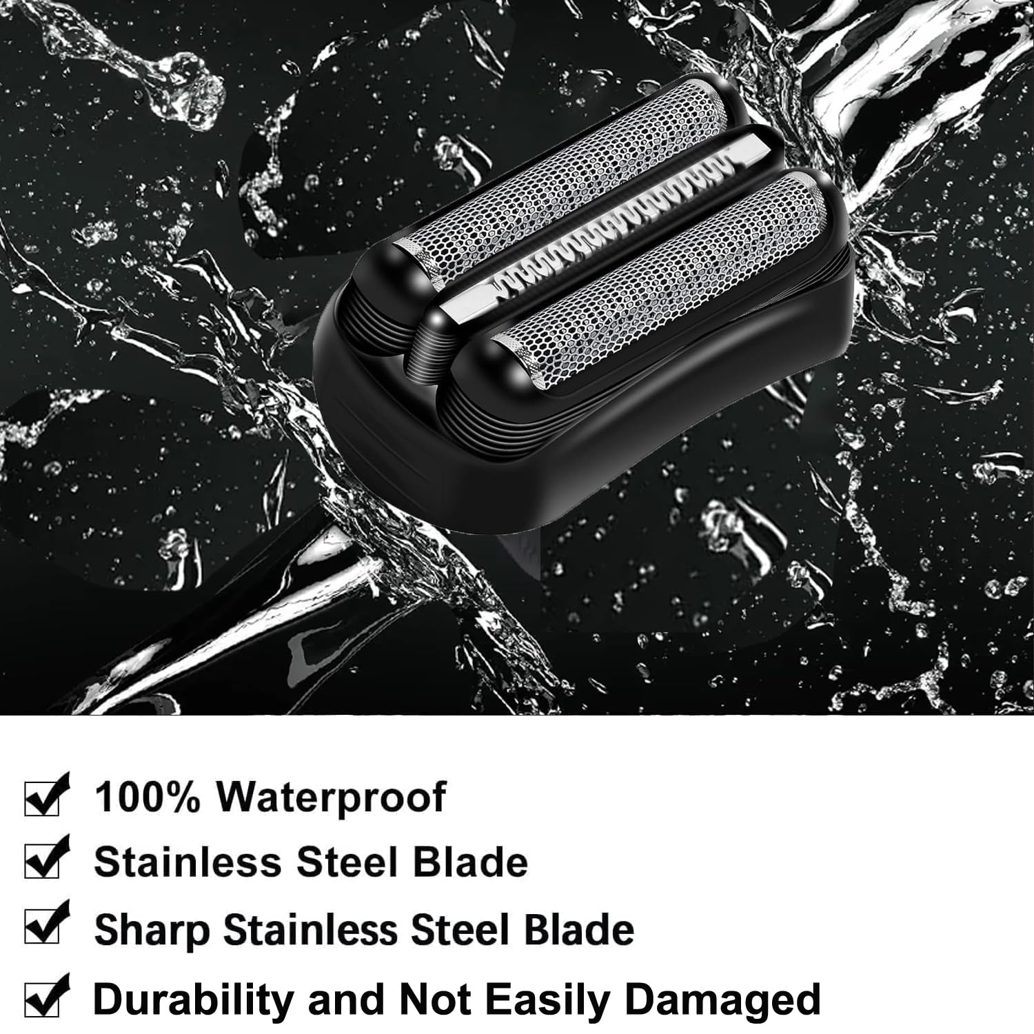 21B Series 3 Replacement Heads Compatible With Braun Series 3 Electric Shaver For Braun S3 Foil Shaver Fit For Electeic Razor 54