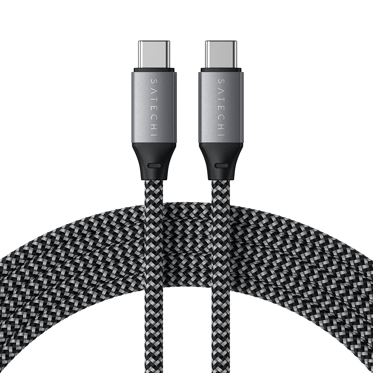 Satechi USB-C to USB-C 100W Charging Cable for USB Type-C Devices - 6.5 Feet (2 Meters) - Compatible with 2020/2019 MacBook Pro,