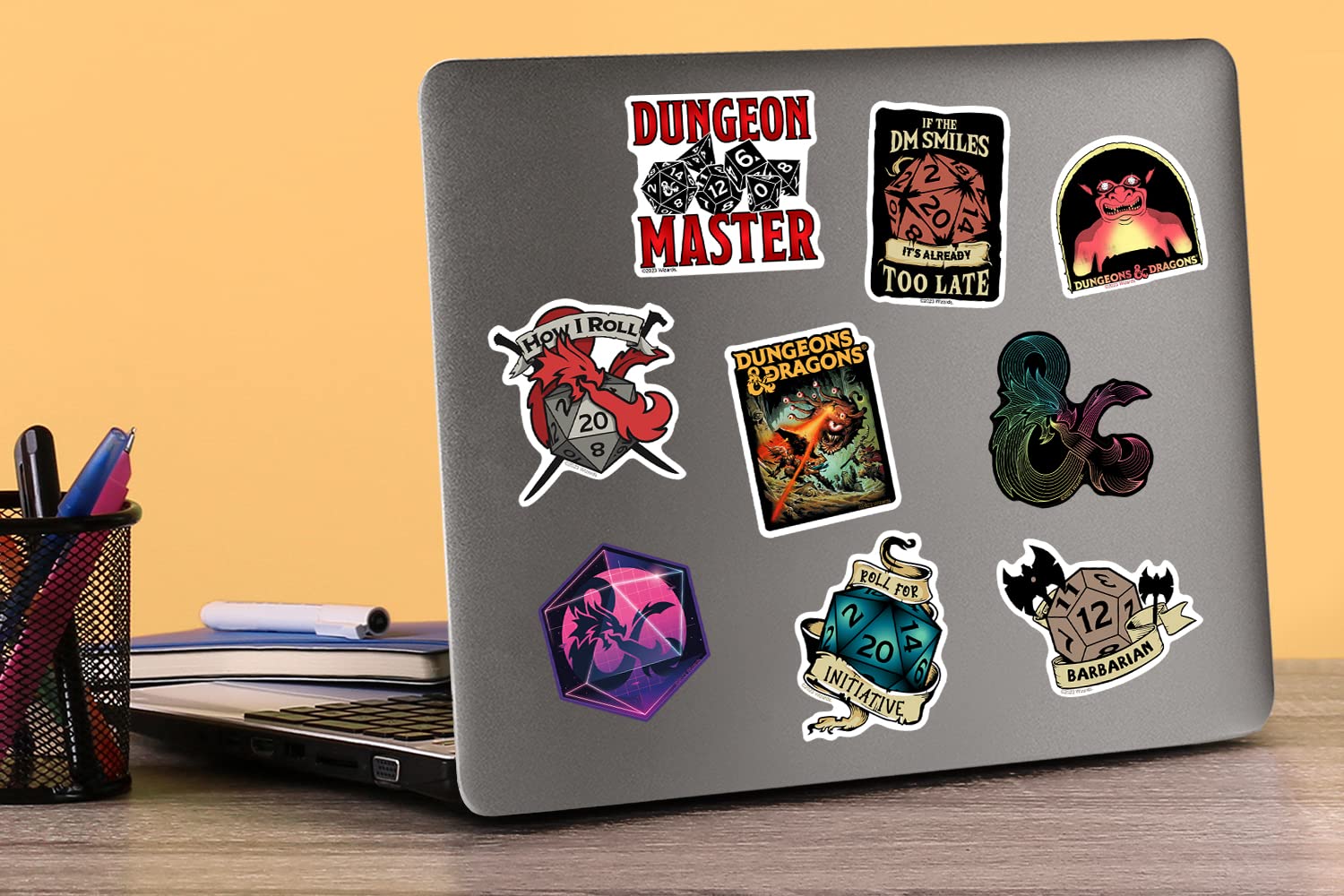 Dungeons And Dragons 50Ct Sticker Pack Large Deluxe Stickers Variety Pack   Laptop, Water Bottle, Scrapbooking, Tablet, Skateboa