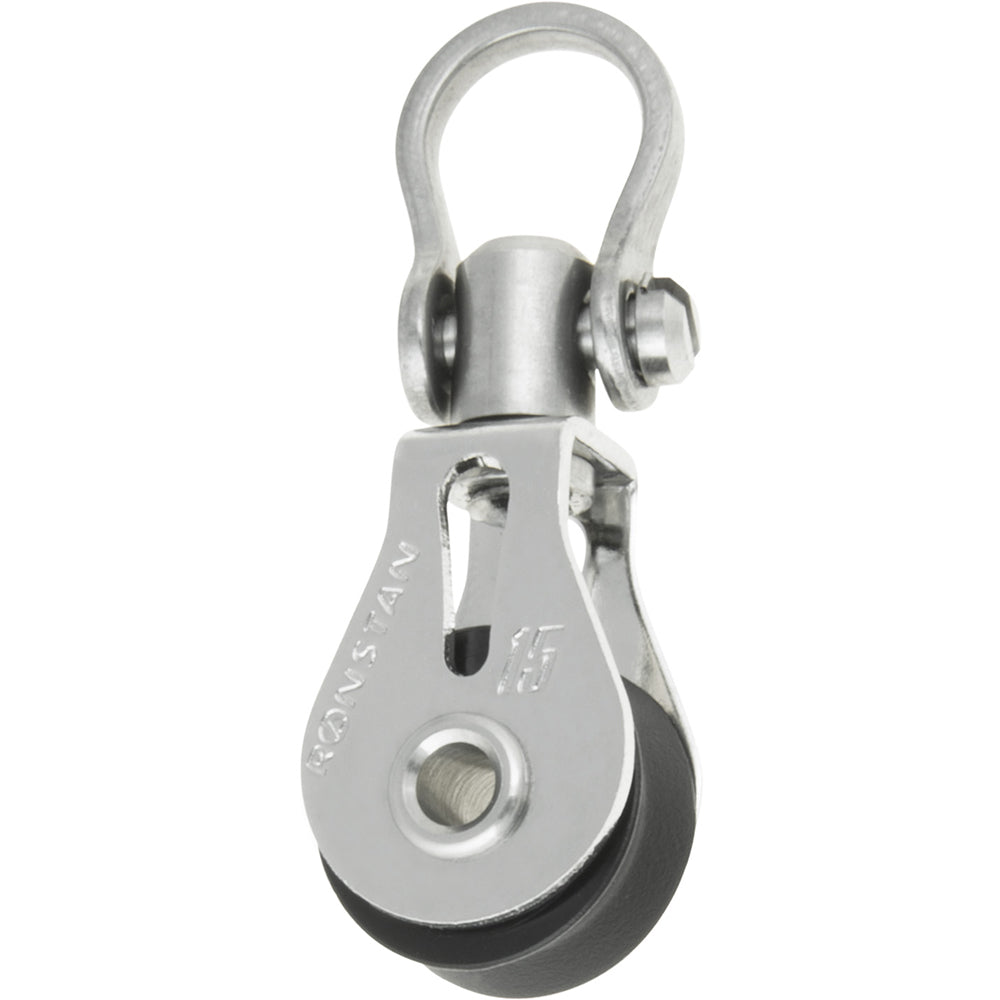 Ronstan Series 15 Ball Bearing Utility Block - Single, Swivel Shackle Head,WBAUVB07DFDRMWB