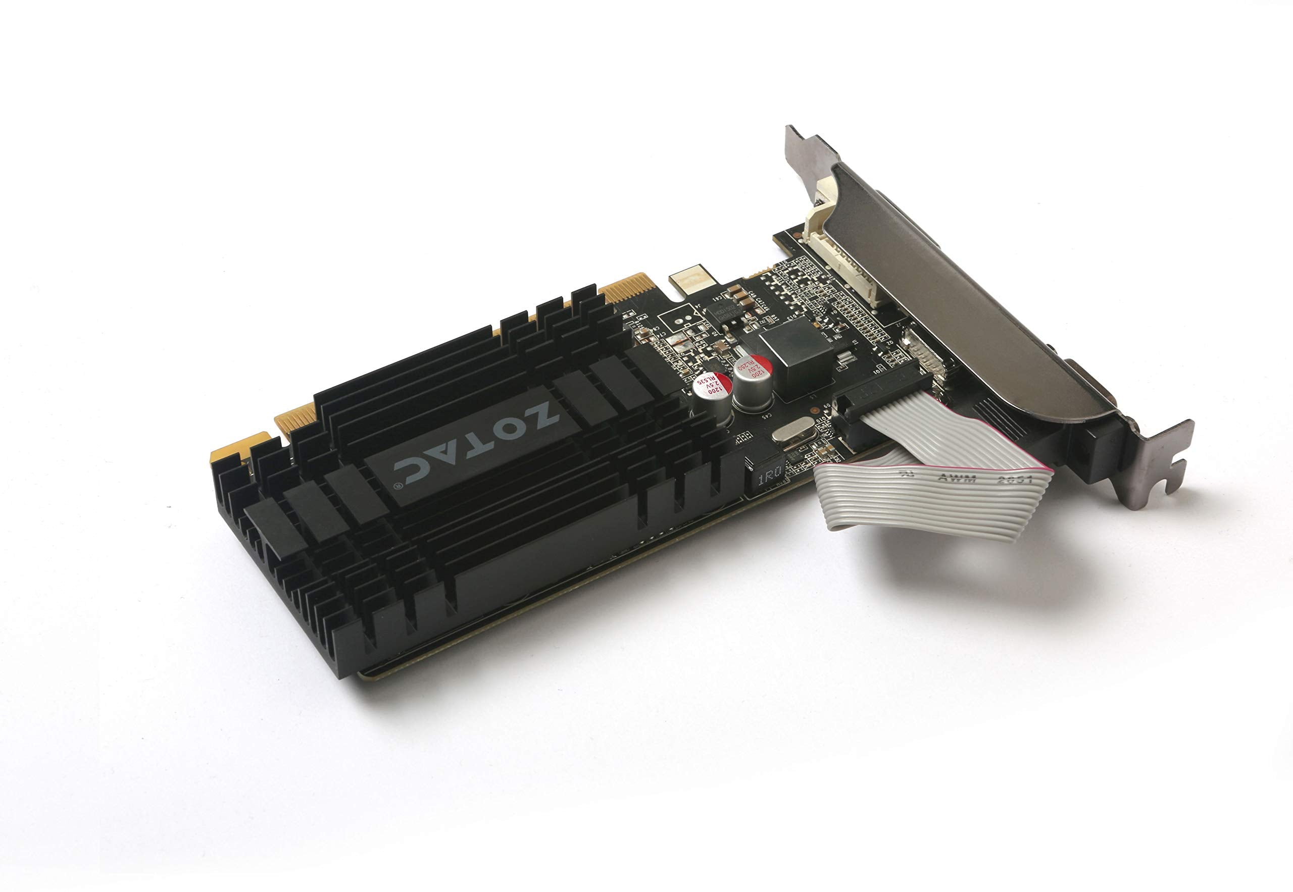 Zotac Geforce Gt 710 2Gb Ddr3 Pci E2.0 Dl Dvi Vga Hdmi Passive Cooled Single Slot Low Profile Graphics Card (Zt 71302 20L)