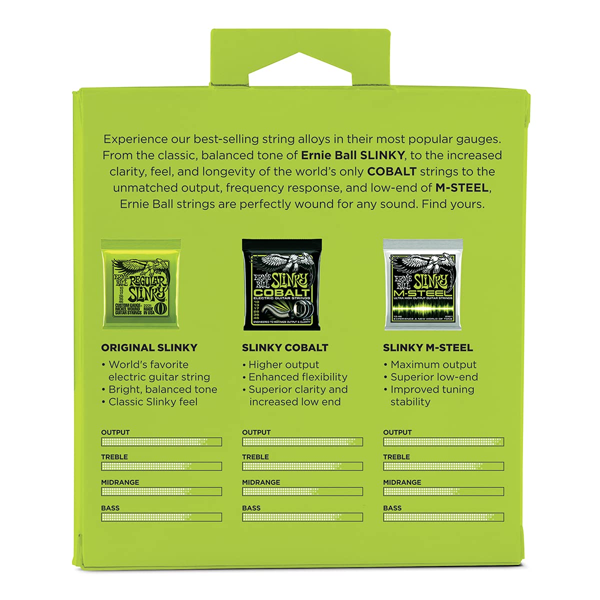 Ernie Ball Regular Slinky Electric Tone Pack Guitar Strings, 10 46 Gauge (P03331)