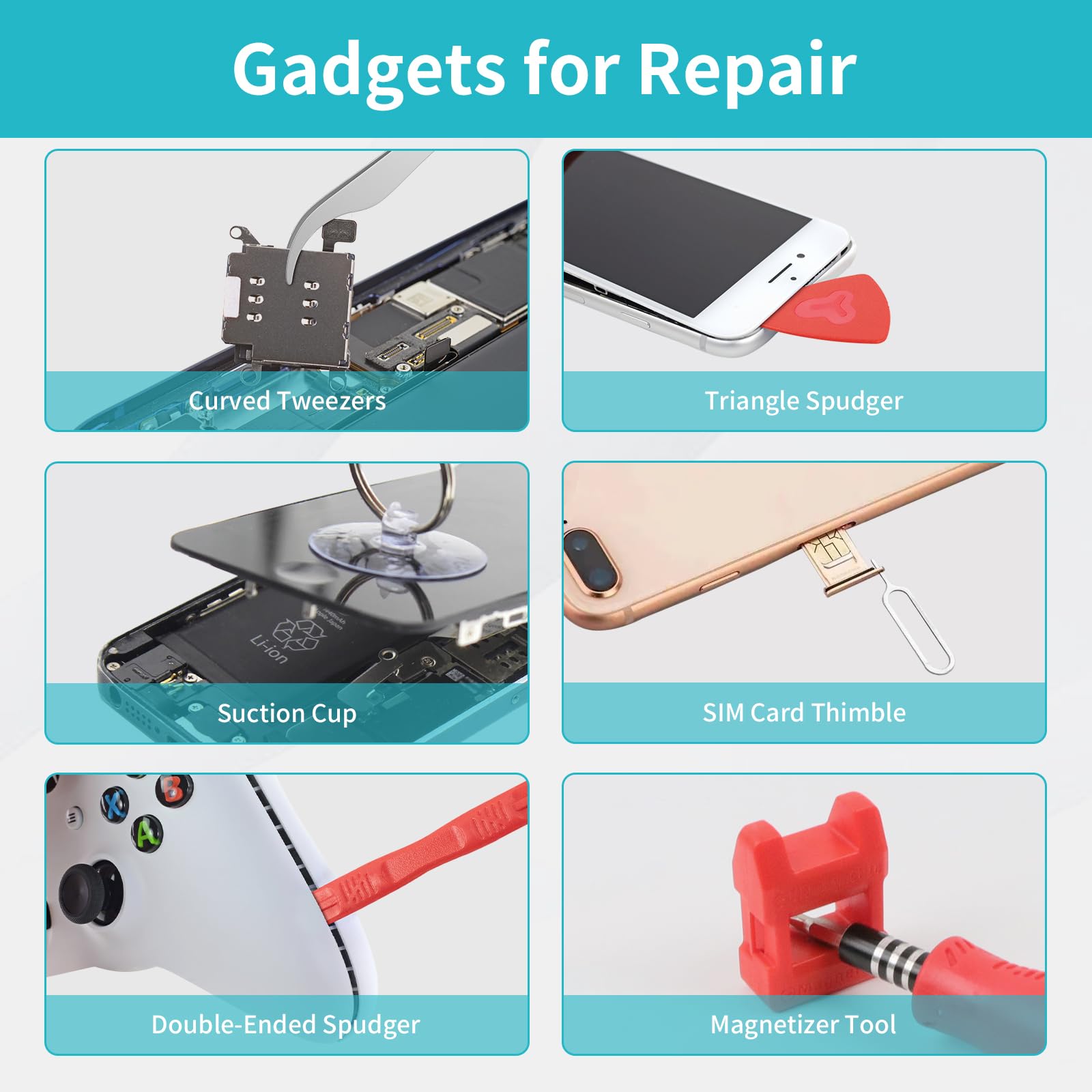 Showpin Mini Screwdriver Set For Computer: Pc Electronics Laptop Macbook Repair Kit, Small Precision Tool Kit With Torx T5 T6 T8