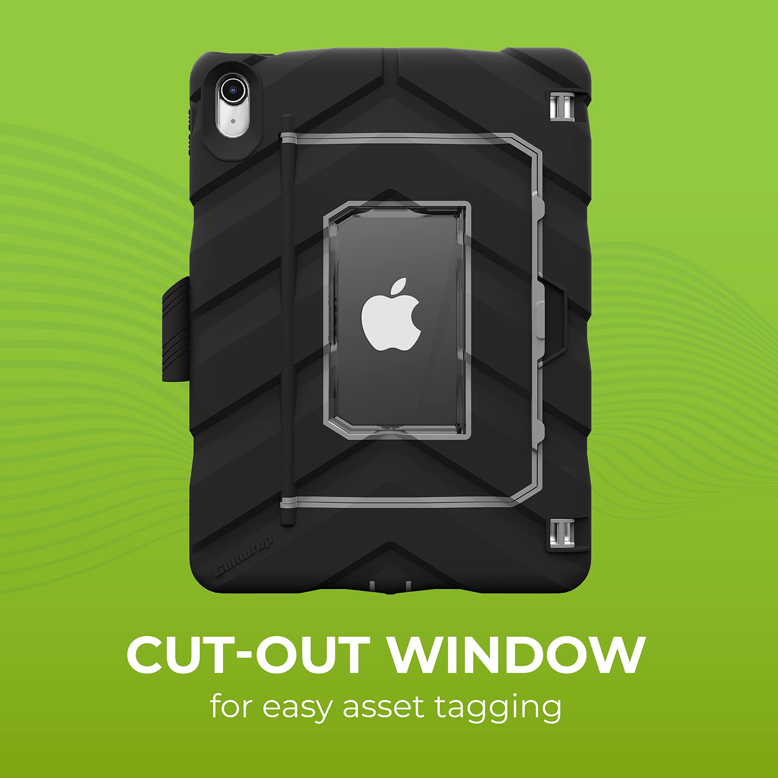 Gumdrop Hideaway Ipad Case With Stand Fits Apple Ipad 10Th Gen   Rugged, Shockproof, Reliable And Drop Tested For Kids, K 12 Students, Teachers, Classrooms And School Use   Black