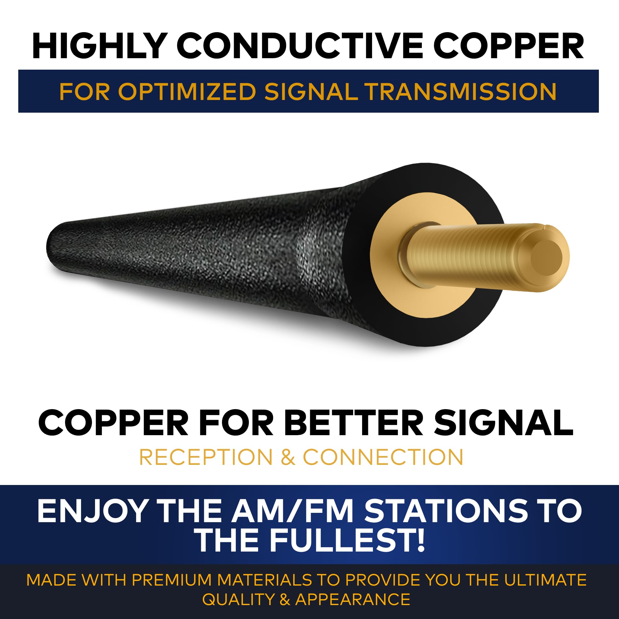 Antenna Mast For Dodge Ram (2009 2024)   Black 6.5 Inch Highly Durable Premium Truck Antenna Mast   Car Wash Proof Hd Radio Ante