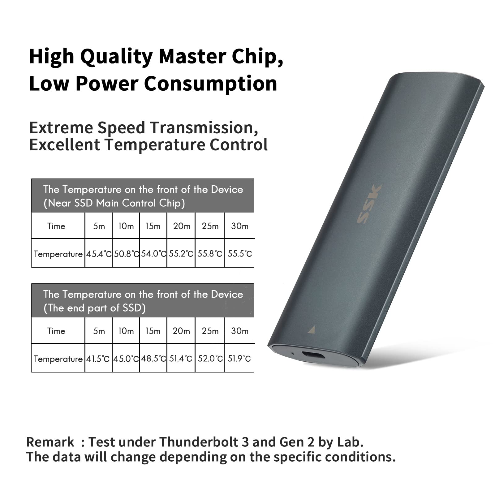 Ssk Aluminum M.2 Nvme Sata Ssd Enclosure Adapter, Tool Free External Ssd Reader Usb C 3.1/3.2 Gen 2 10Gbps Pcie, 6Gbps Sata M Key B+M Key M.2 Enclosure, Support Uasp Trim For 2230/2242/2260/2280