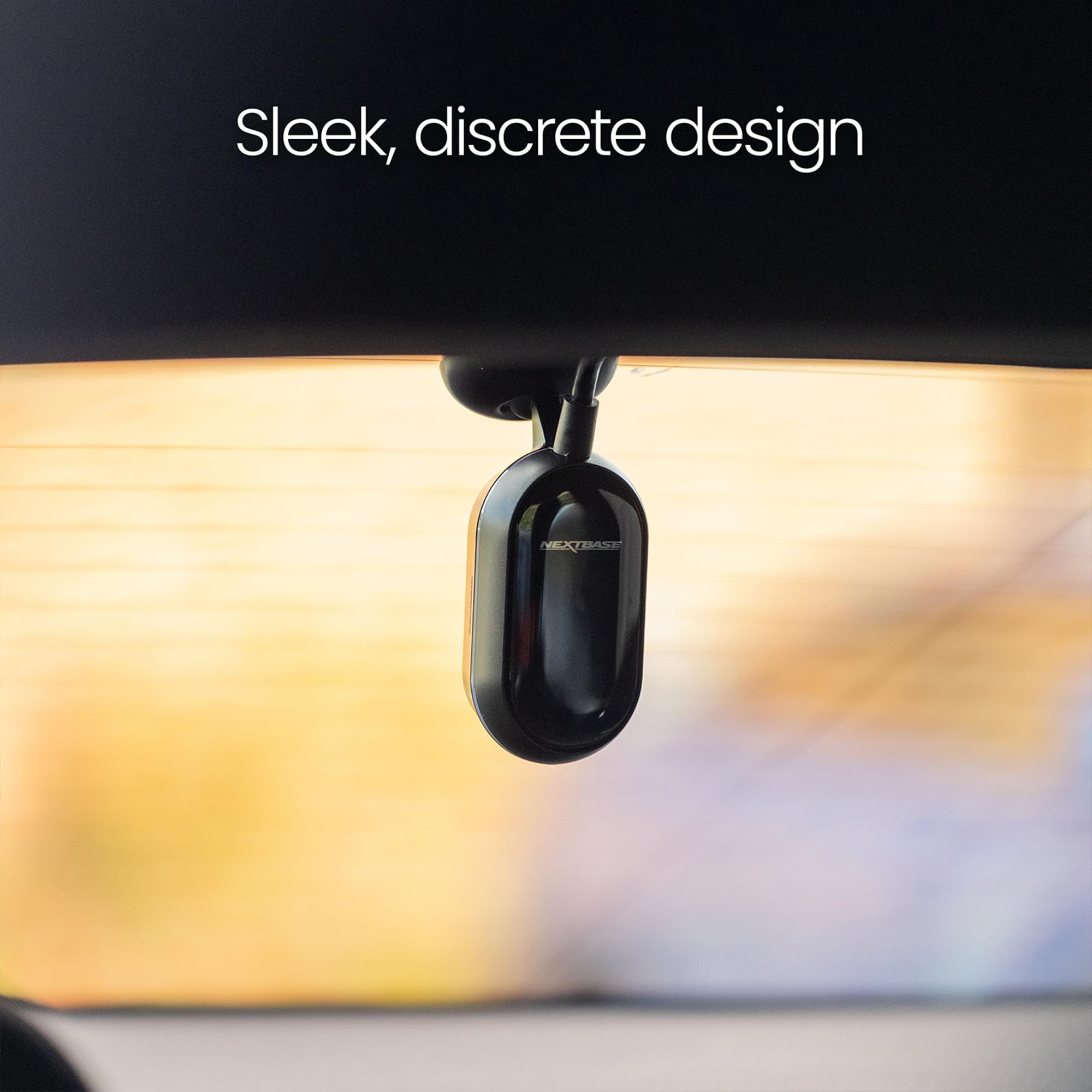 Nextbase Iq Rear Window Dash Camera, Rear View Dash Cam, Rear Camera Only, 1440P Rear Car Cam With Smart Sense Parking, Guardian