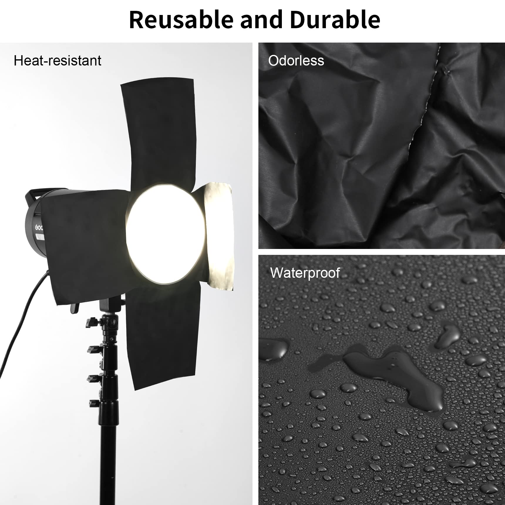 Selens Matte Cinefoil 12Inch X 25Feet Roll, Blcakfoil For Photograph Shaping Light & Masking Light Leaks