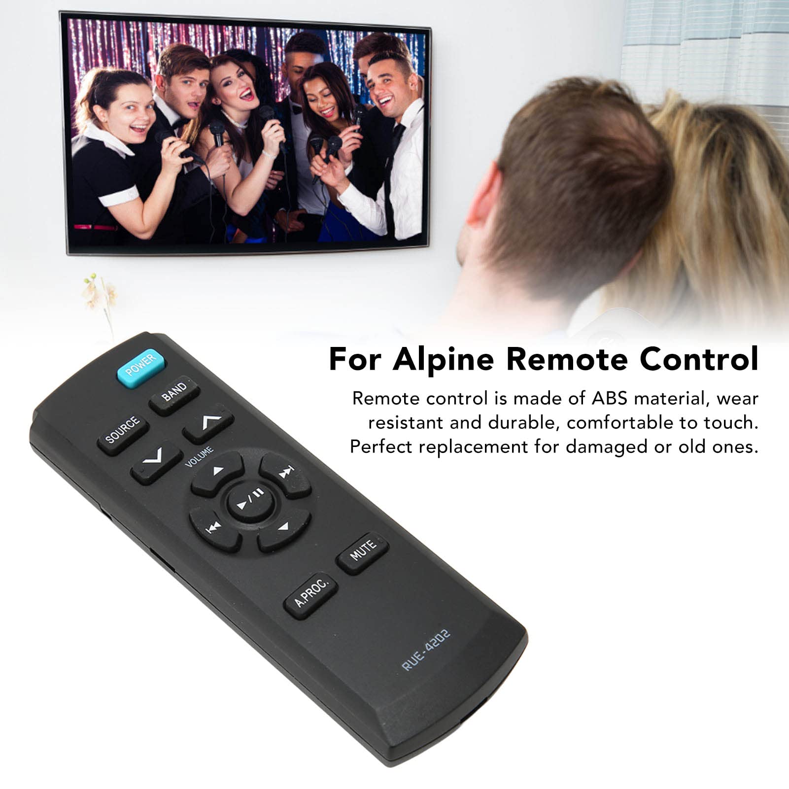 Remote Control For Alpine Audio System Cde 124Sxm Cde 175Bt Ute 73Bt Cde 143Bt Cde 190R D300R Cde 164Bt Cde 172Bt Cde X305S Cde