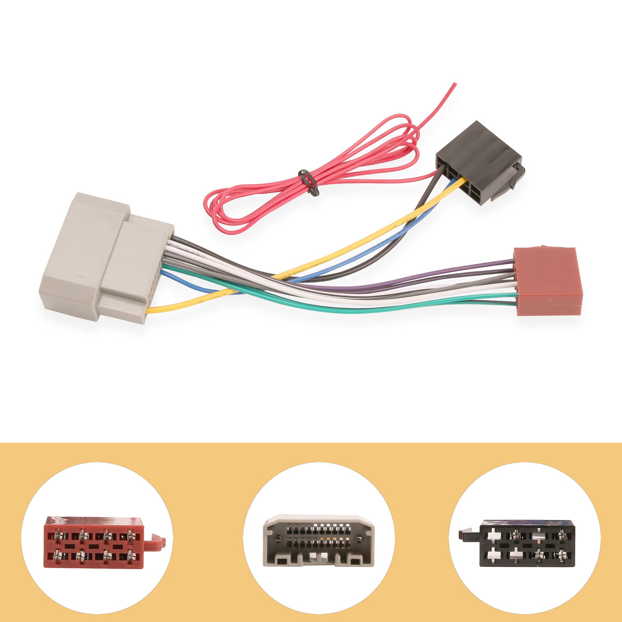 G Car Stereo Radio Wiring Harness Compatible With Some Jeep Dodge Chrysler Aftermarket Install Connector