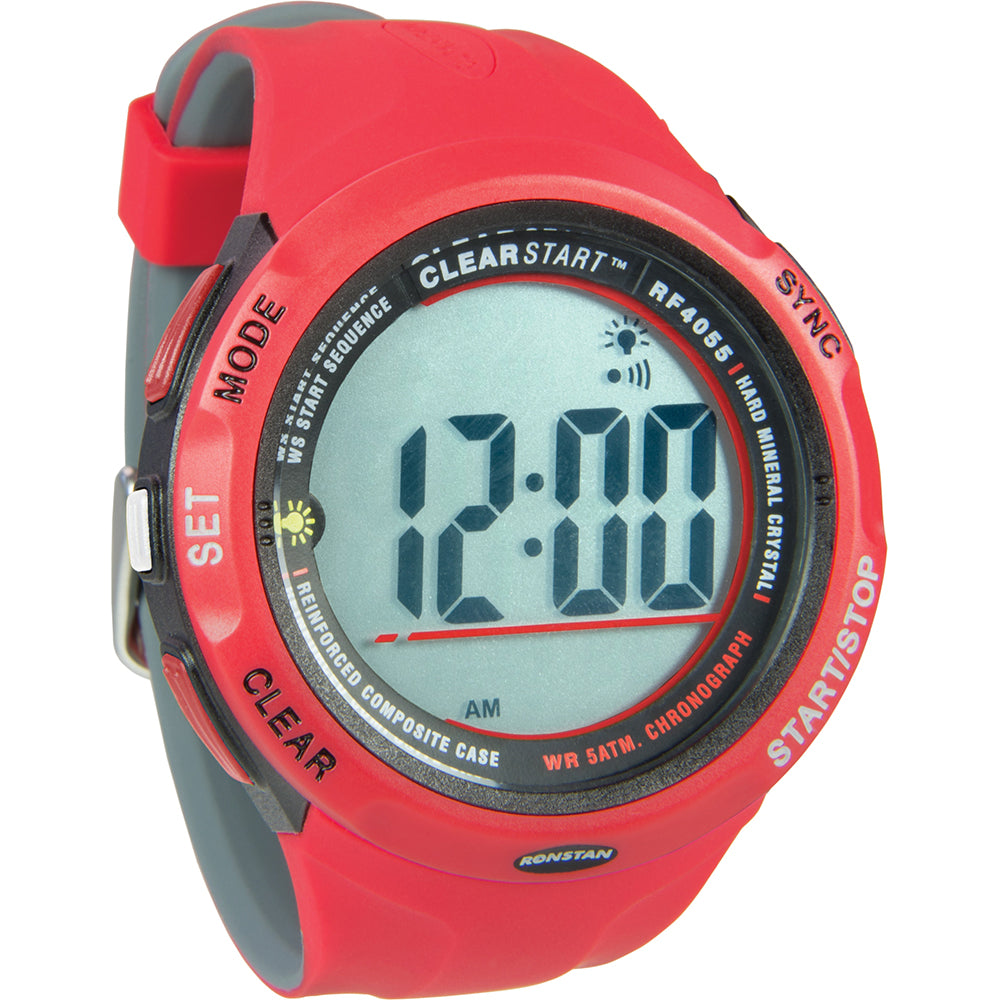 Ronstan Rf4055 Clearstart&Trade; 50Mm Sailing Watch - Red/Grey,WBAUVA001345595