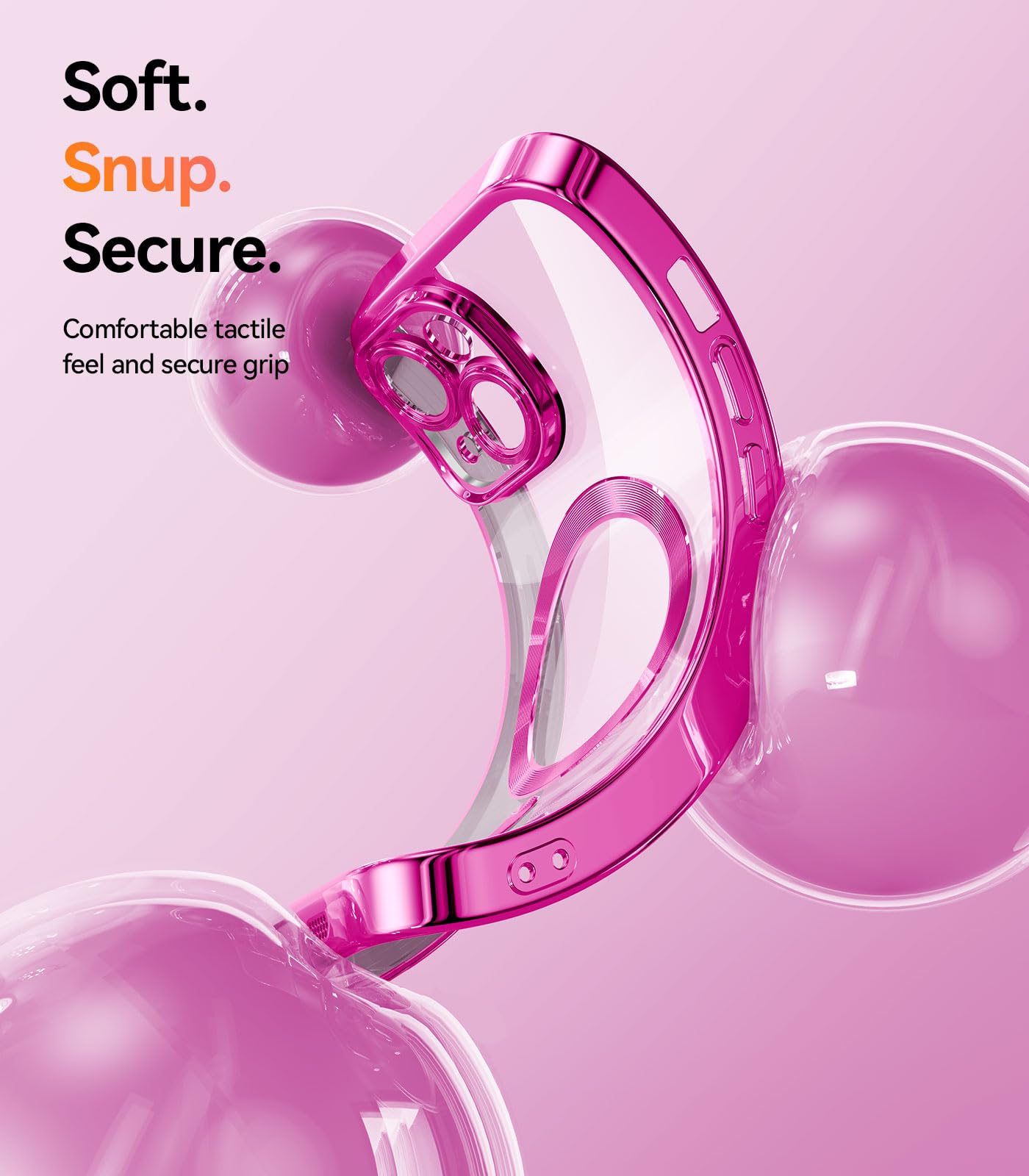 Meifigno Candy Mag Series Case For Iphone 15 Plus 6.7Inch, [Compatible With Magsafe] [Glitter Card & Wrist Strap] Full Camera Le