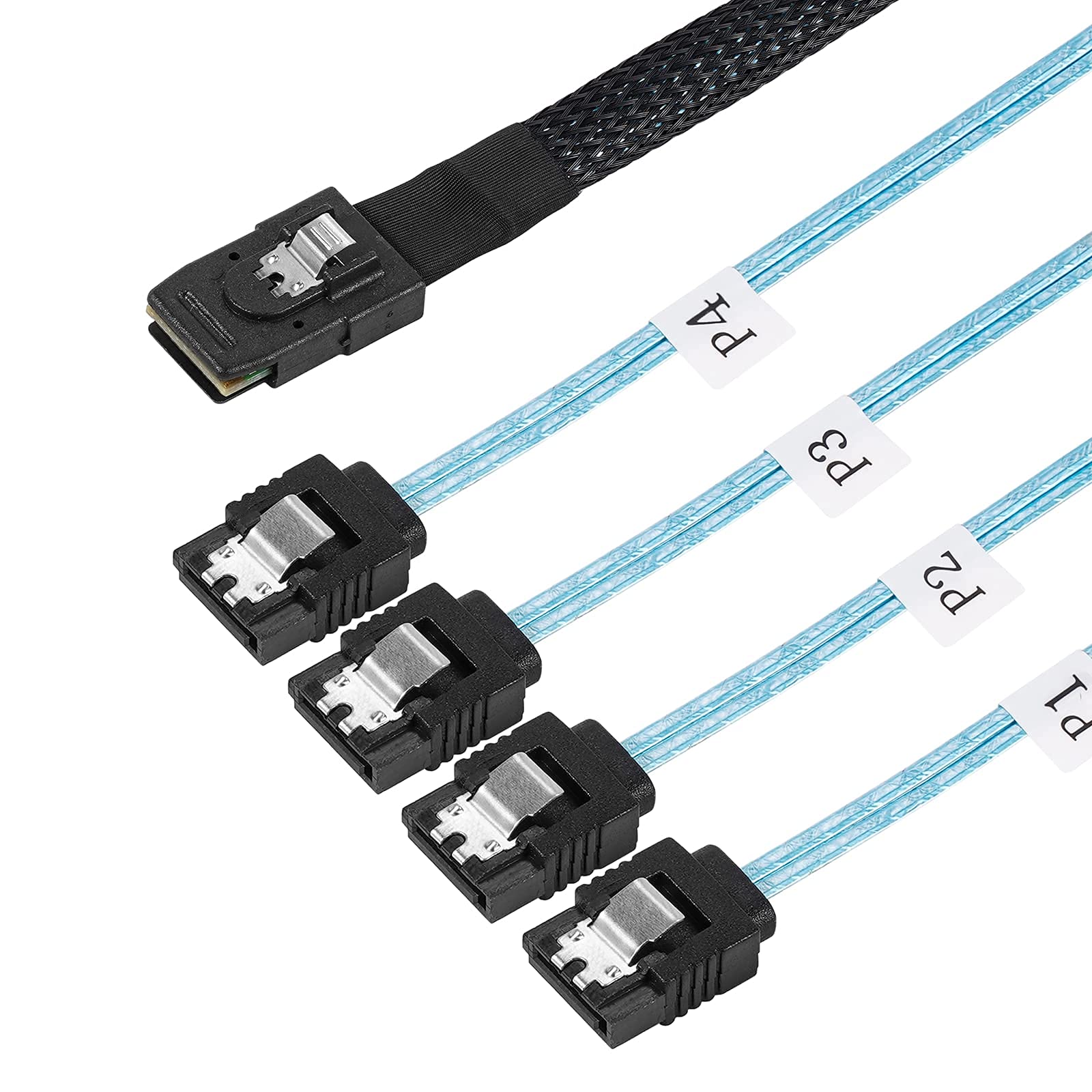 Twozoh Internal Mini Sas To Sata Cable 3.3Ft