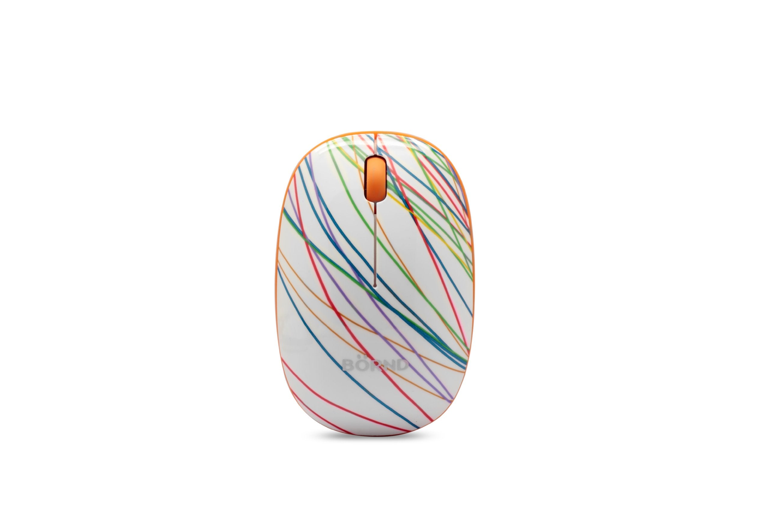 Bornd 2.4Ghz Optical Wireless Mouse, Slim Rainbow (E220 Slim Rainbow)