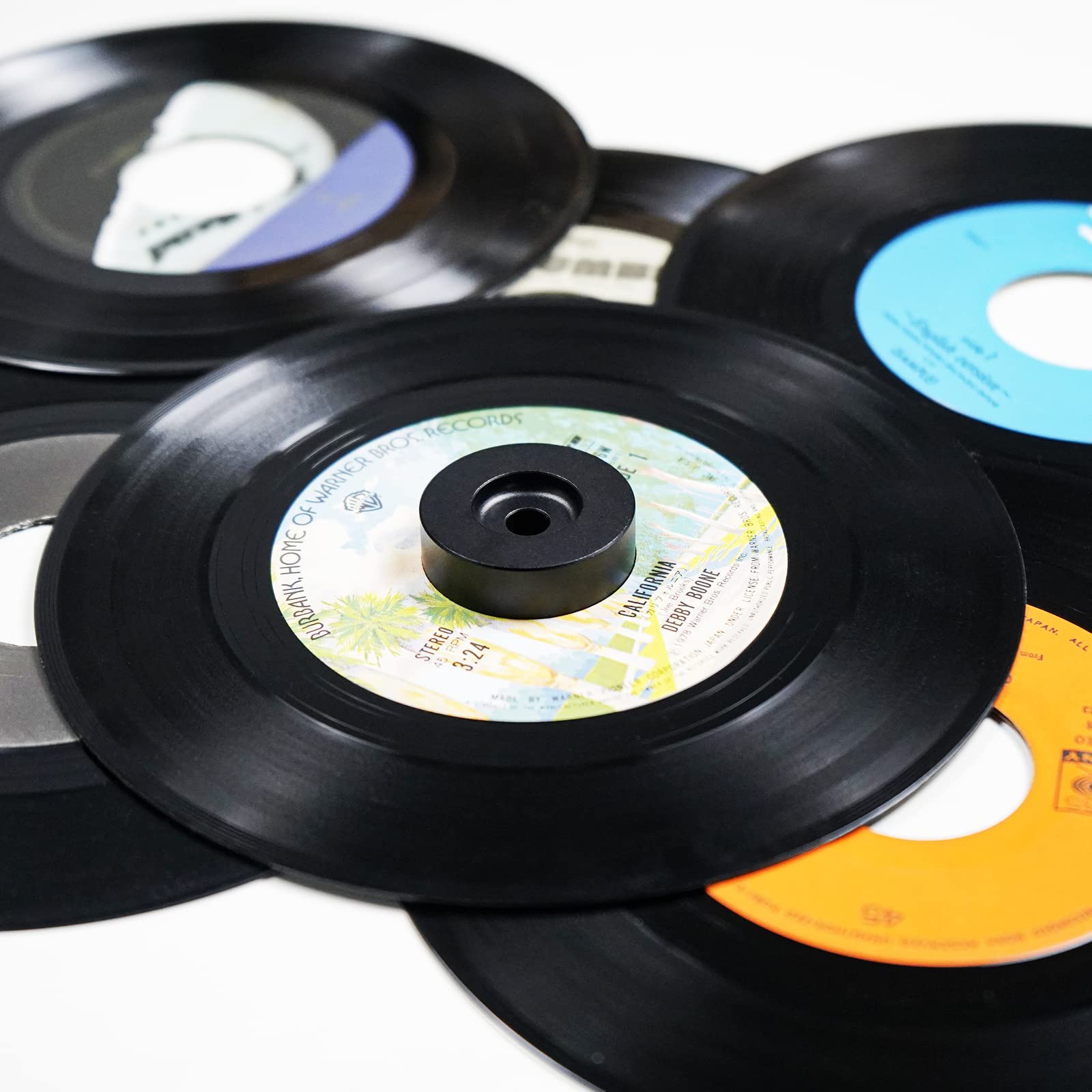 Sdroceryam 45 Rpm Adapter, 7 Inch Vinyl Record Solid Aluminum Dome 45 Adapter For Vinyl Record Players And Technics Turntables (