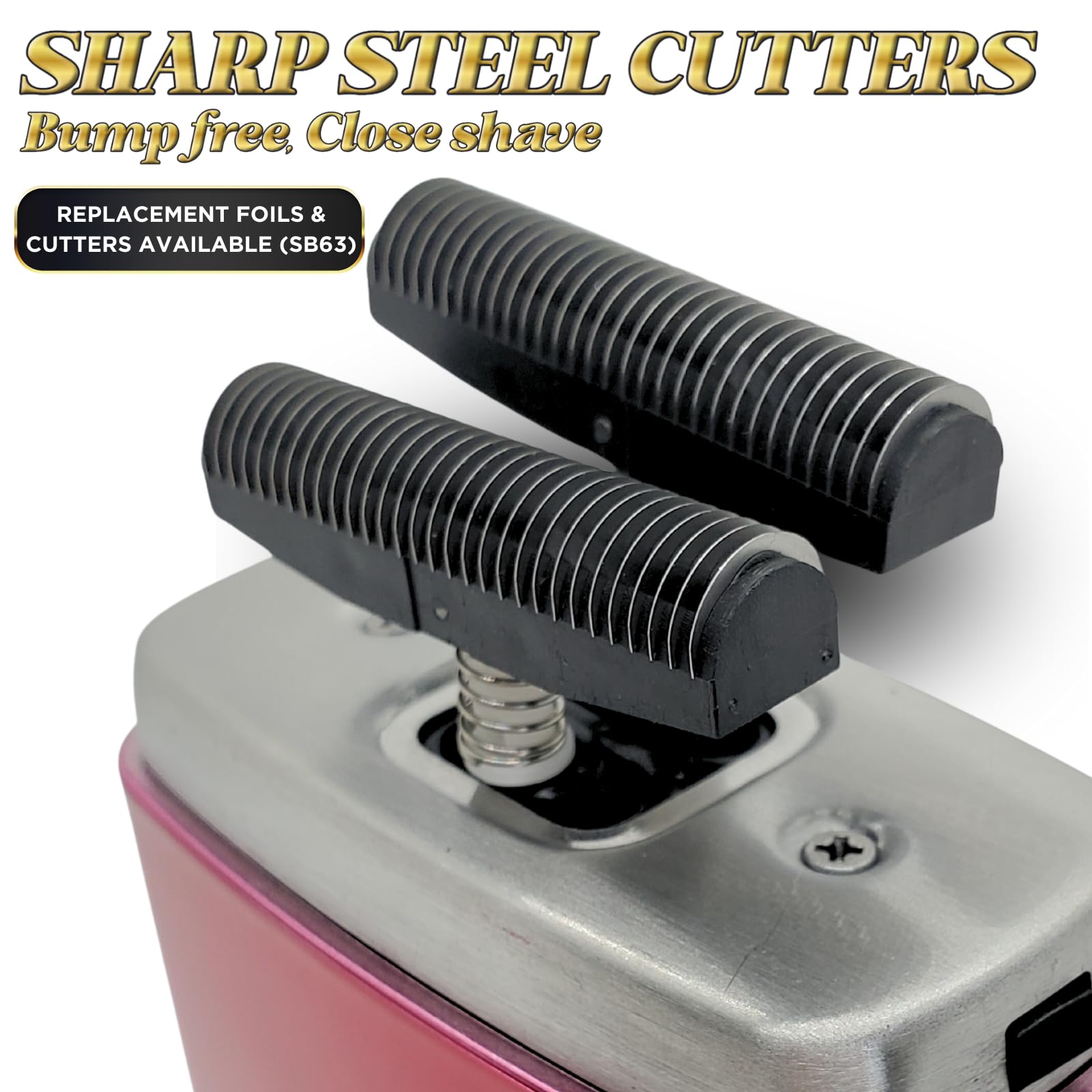 Supreme Trimmer Replacement For Crunch Stf602 (Pink Foils & Cutters)
