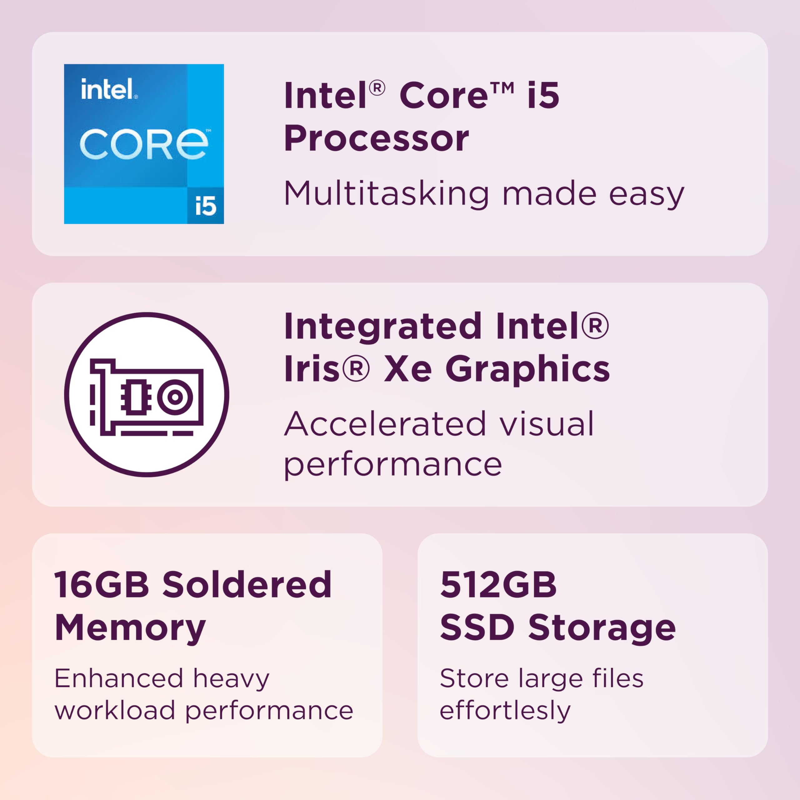 Lenovo Ideapad Slim 3I, 15.6    Fhd Display, Intel Core I5-1335U, 16Gb Ram, 512Gb Ssd, 1920X1080 Px, Fingerprint Reader, Windows