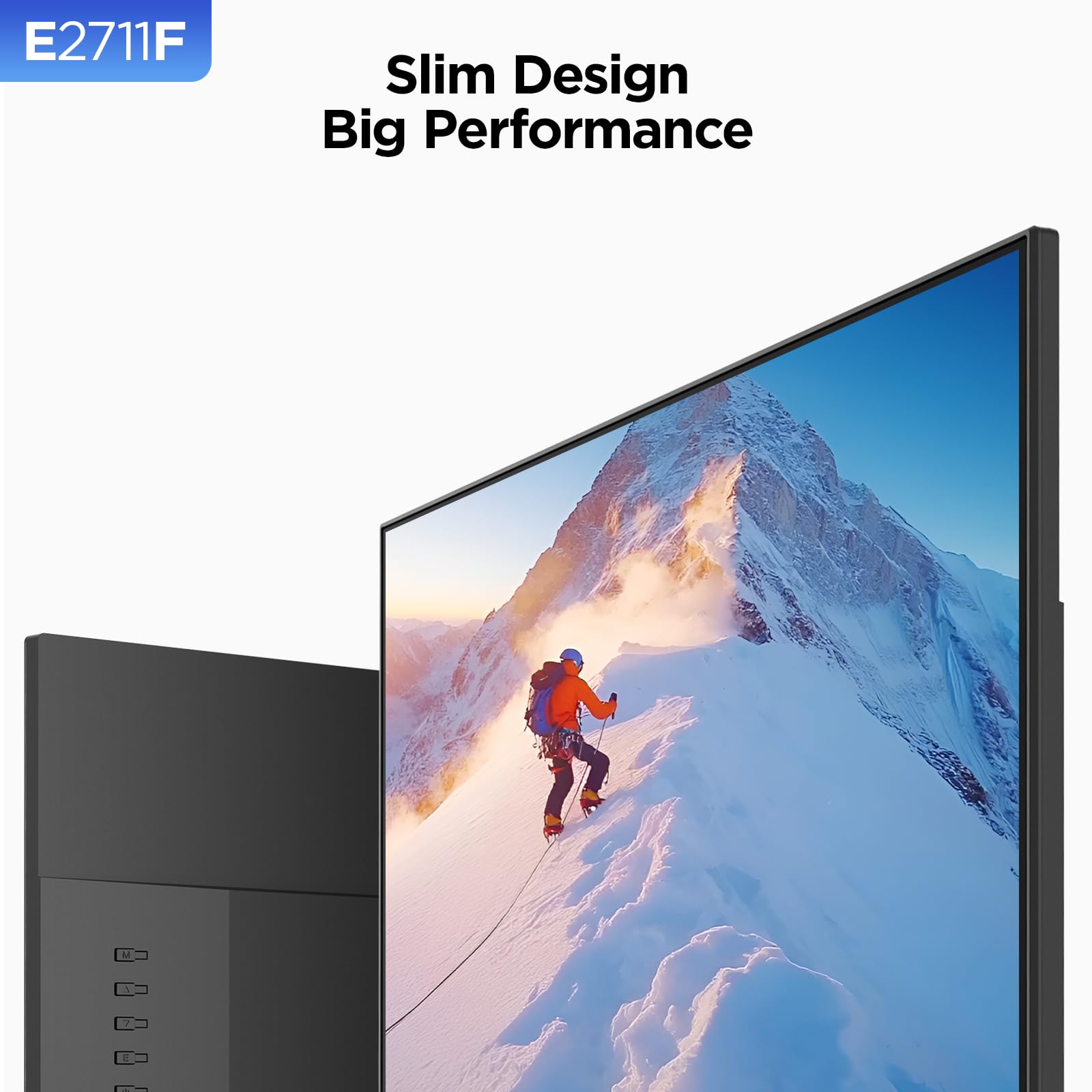 Koorui 27 Inch Monitor, Full Hd 1080P 100Hz Computer Monitor, Ips Display, Hdmi, Vga, 4Ms Response Time, 100 X 100 Mm Vesa Mount