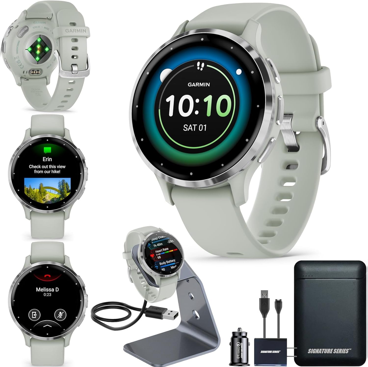 Garmin Venu 3S, Gps Smartwatch With Amoled Display, Sage Gray | Advanced Health And Fitness Features, Up To 10 Day Battery Life,