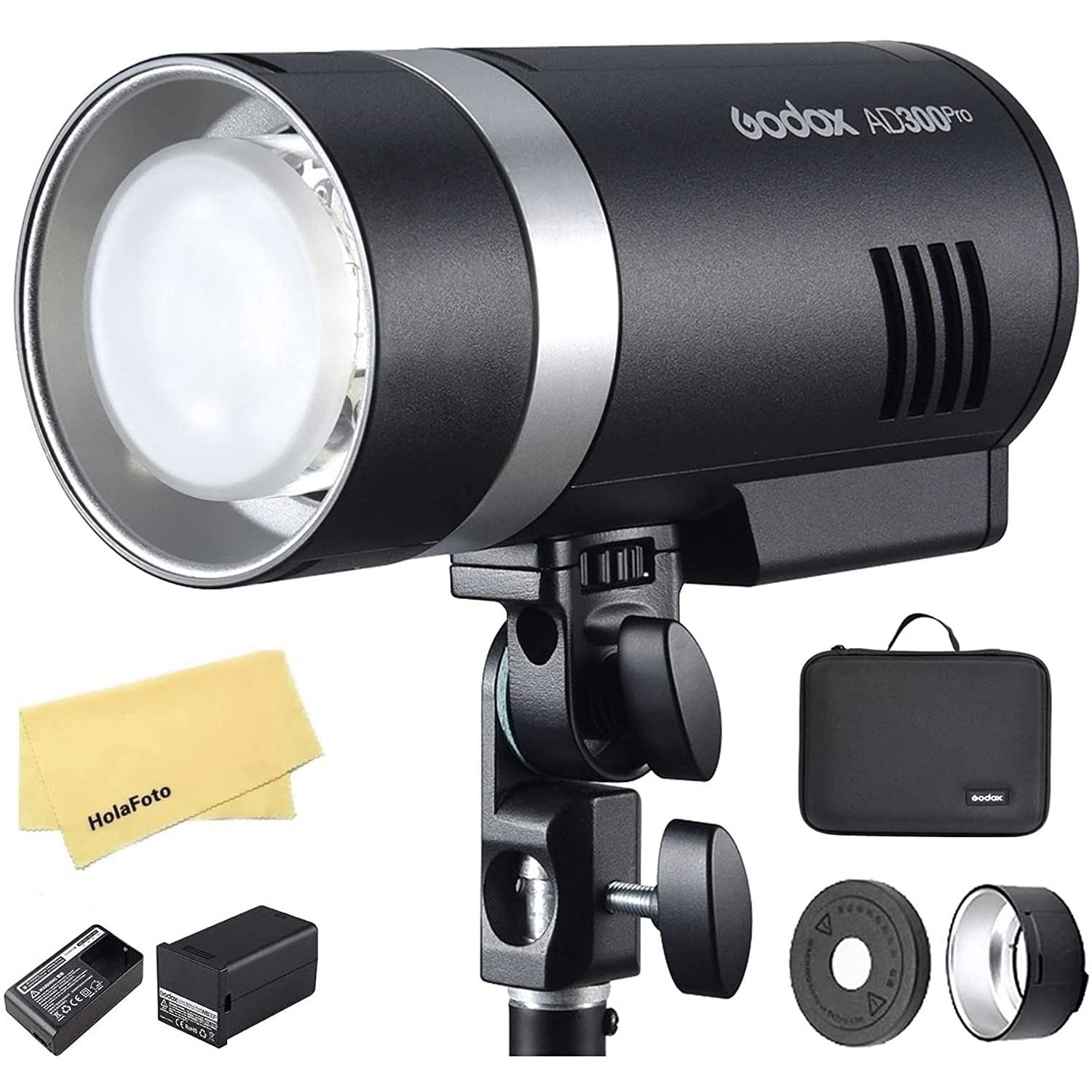 Godox Ad300 Pro Godox Ad300Pro Godox Flash For Canon Sony Nikon Fuji Olympus Panasonic Camera,Ttl 2.4G Hss 1 / 8000S Outdoor Str