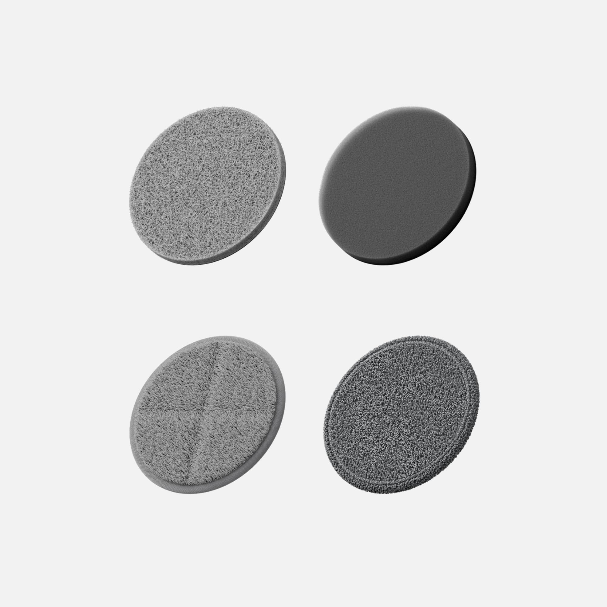HOTO 4 Pcs Replacement Pads, for HOTO Flexi Cordless Scrubber Only